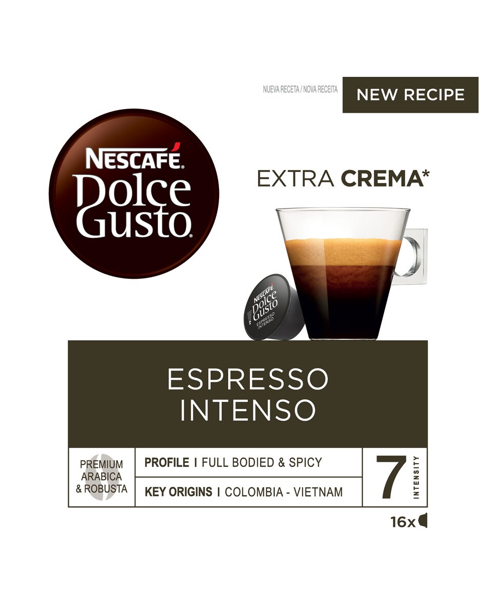 Imagem 1 de Nescafé Dolce Gusto Cápsulas de Café Expresso Intenso embalagem 16 cápsulas