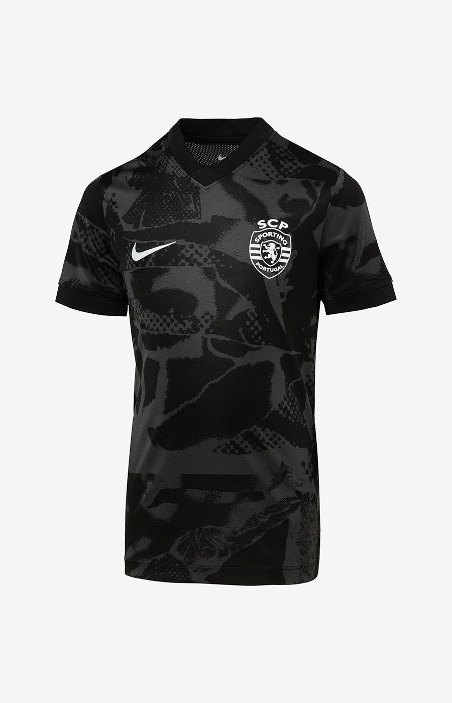 Imagem 0 de T-Shirt Preta de Aquecimento Criança Sporting C.P. 25/26