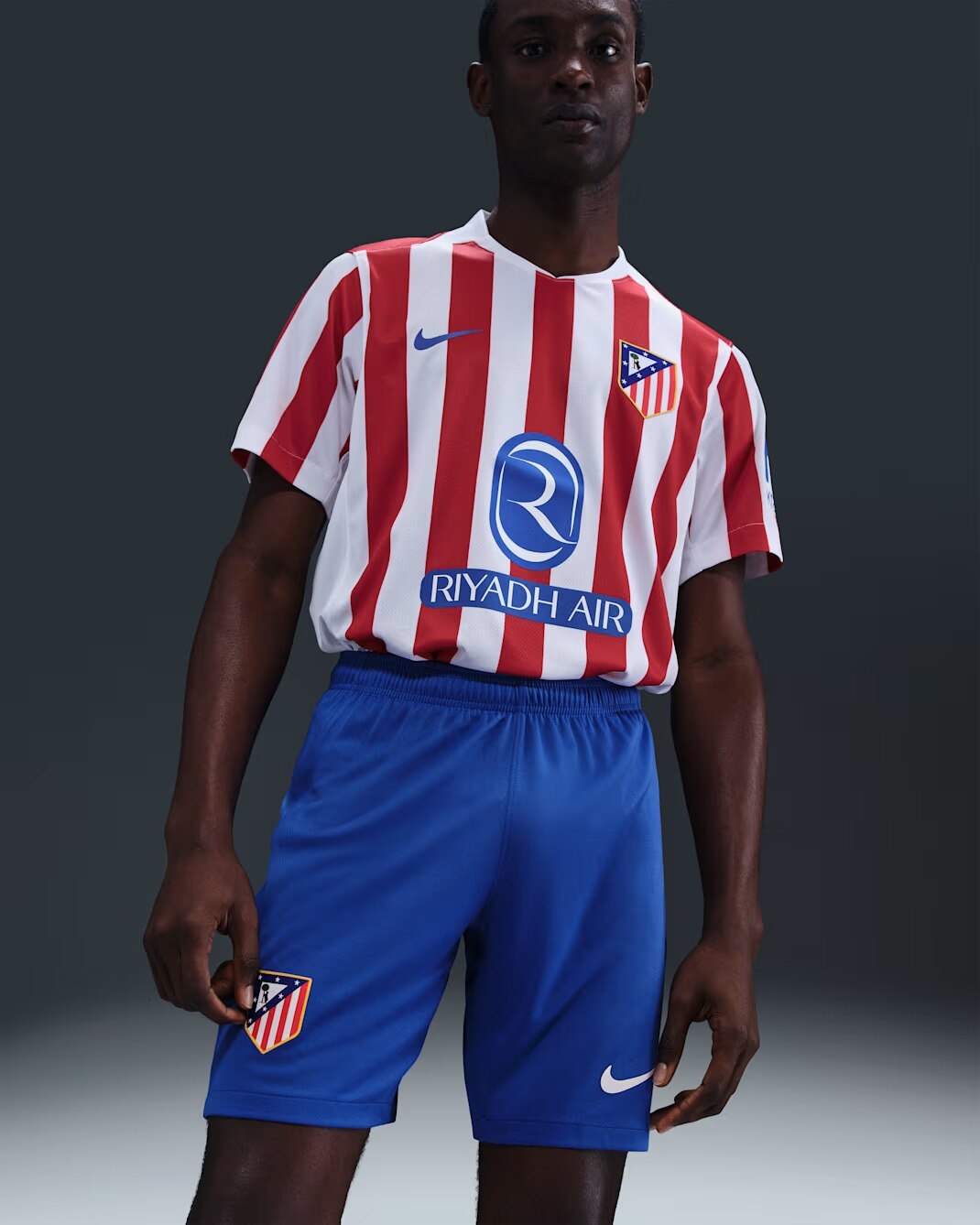 Calções de Homem 1.º Equipamento Atlético de Madrid 2025-2026 Stadium Azul-3