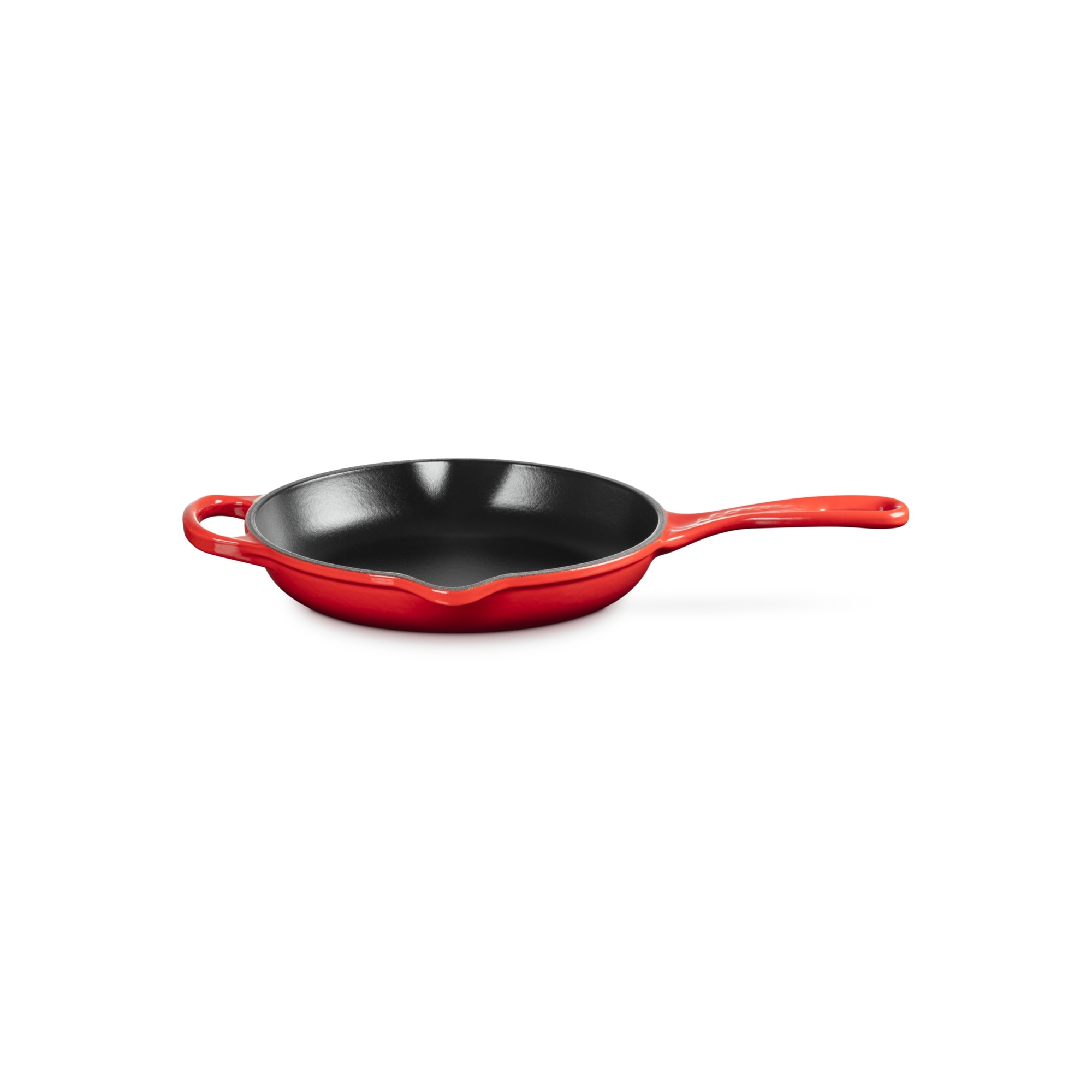 Frigideira Skillet redonda de ferro fundido Le Creuset Cereja-2