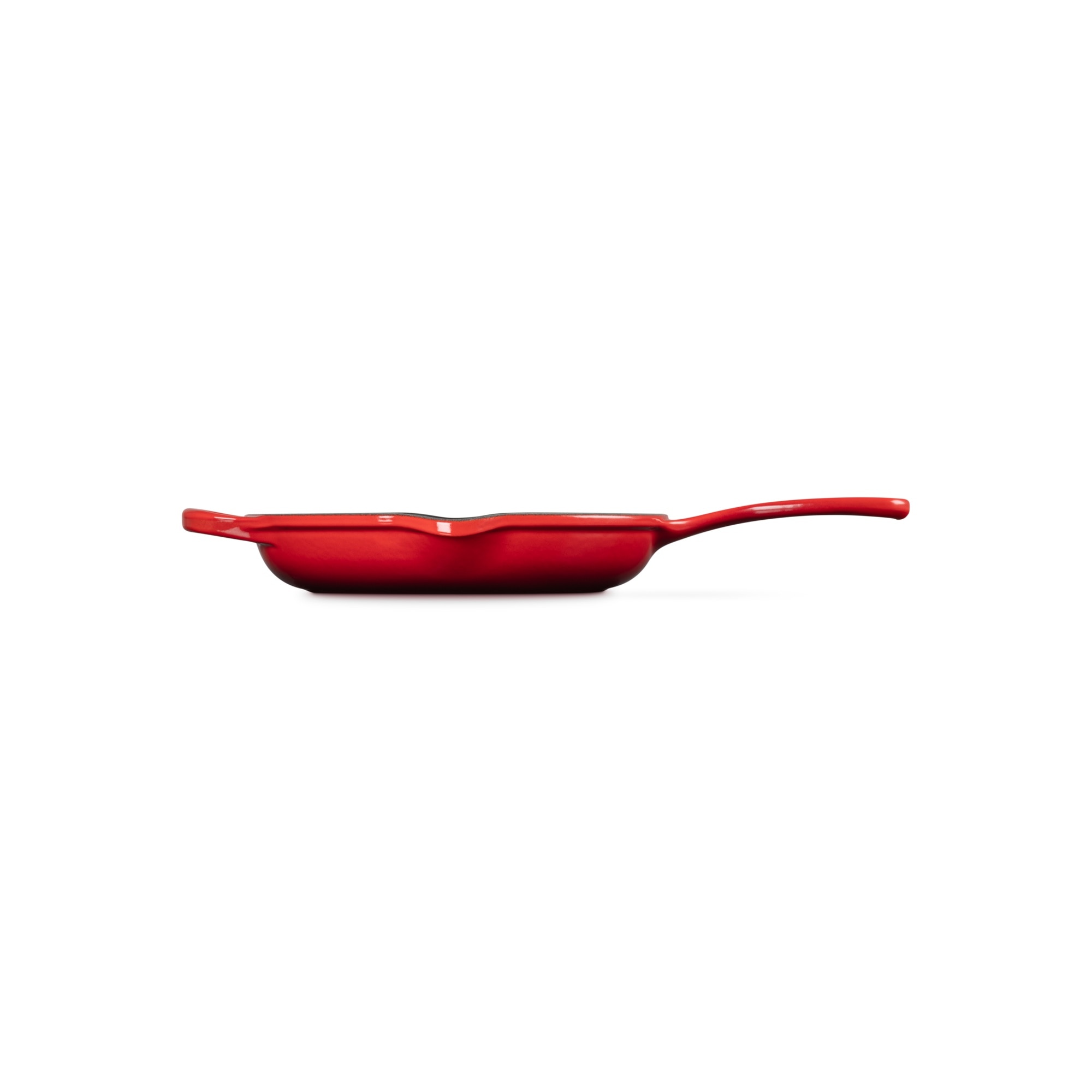 Frigideira Skillet redonda de ferro fundido Le Creuset Cereja-3