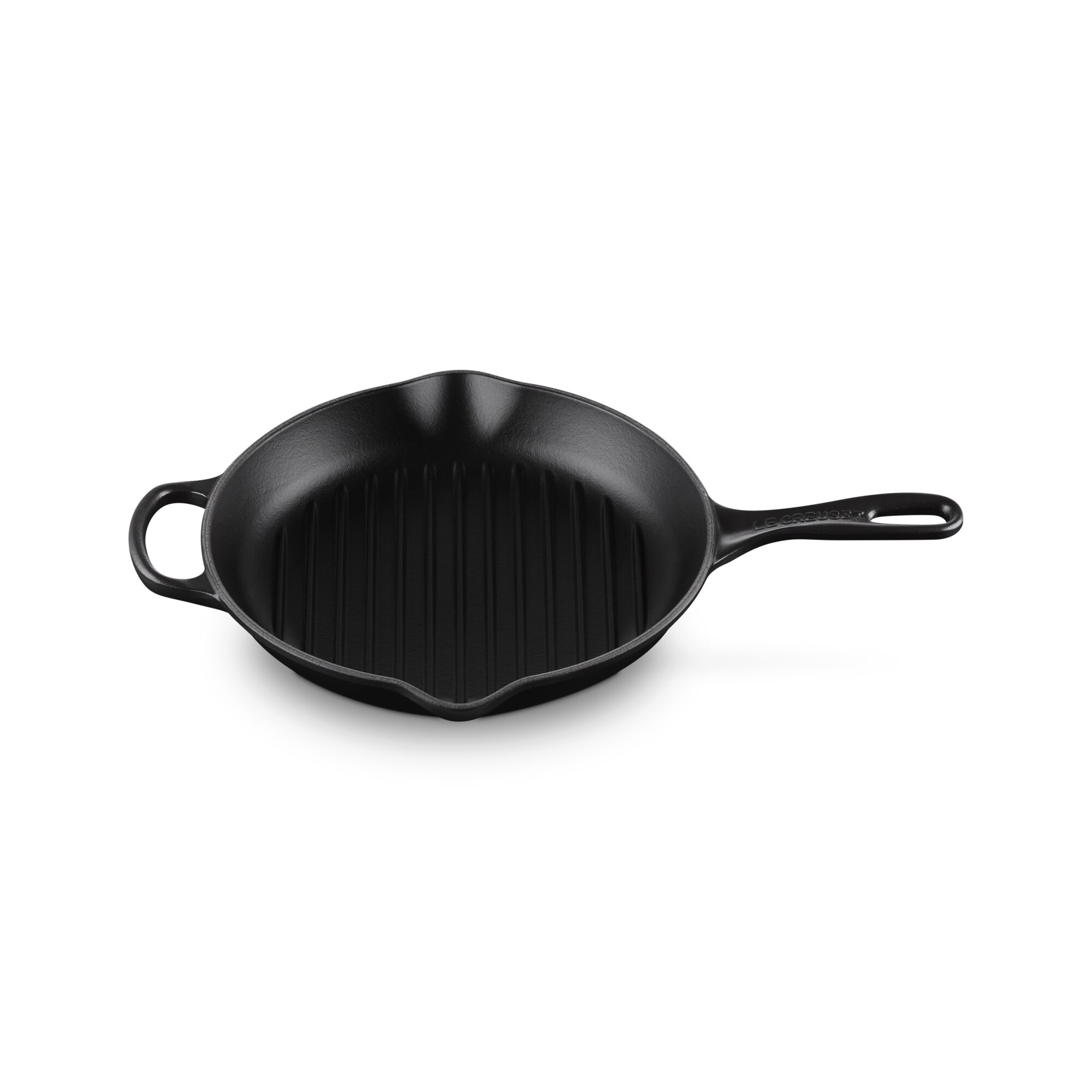 Frigideira Skillet redonda de ferro fundido Le Creuset Preto mate-2