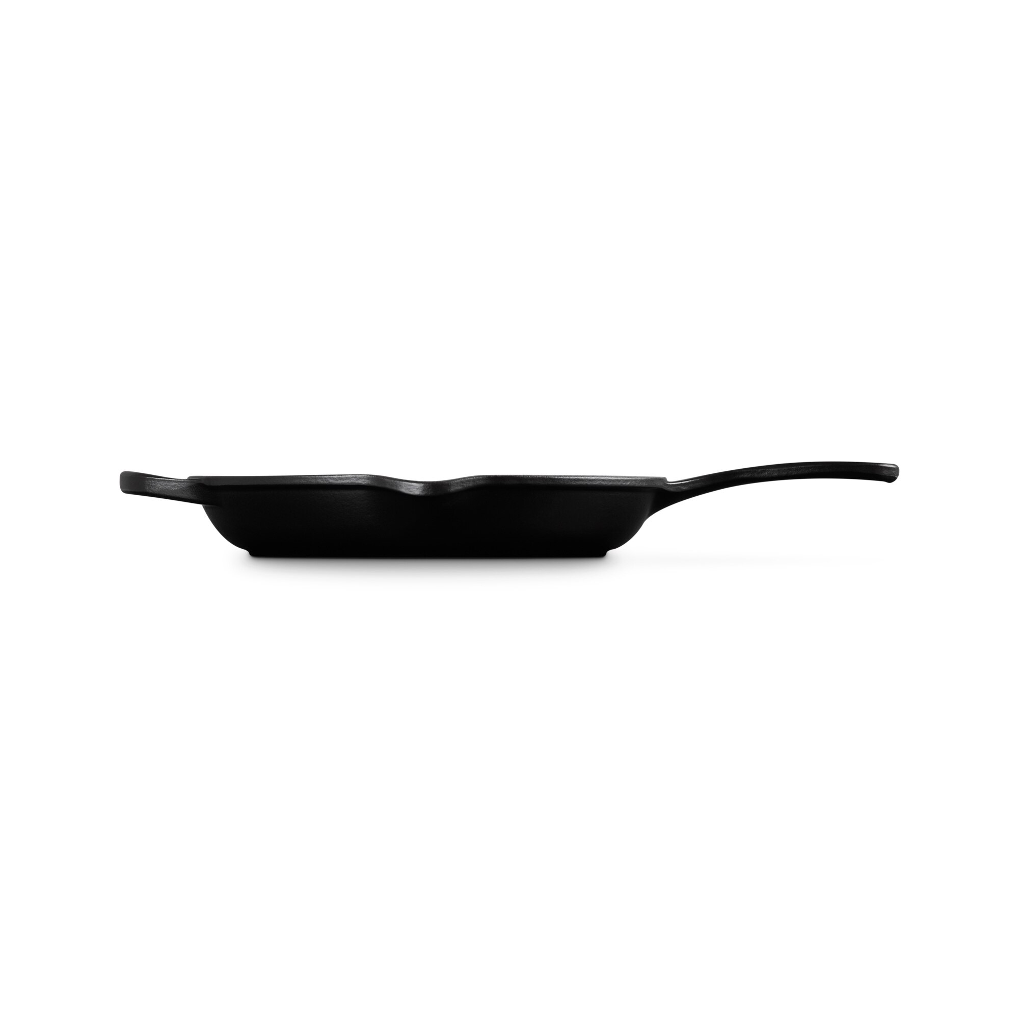 Frigideira Skillet redonda de ferro fundido Le Creuset Preto mate-3