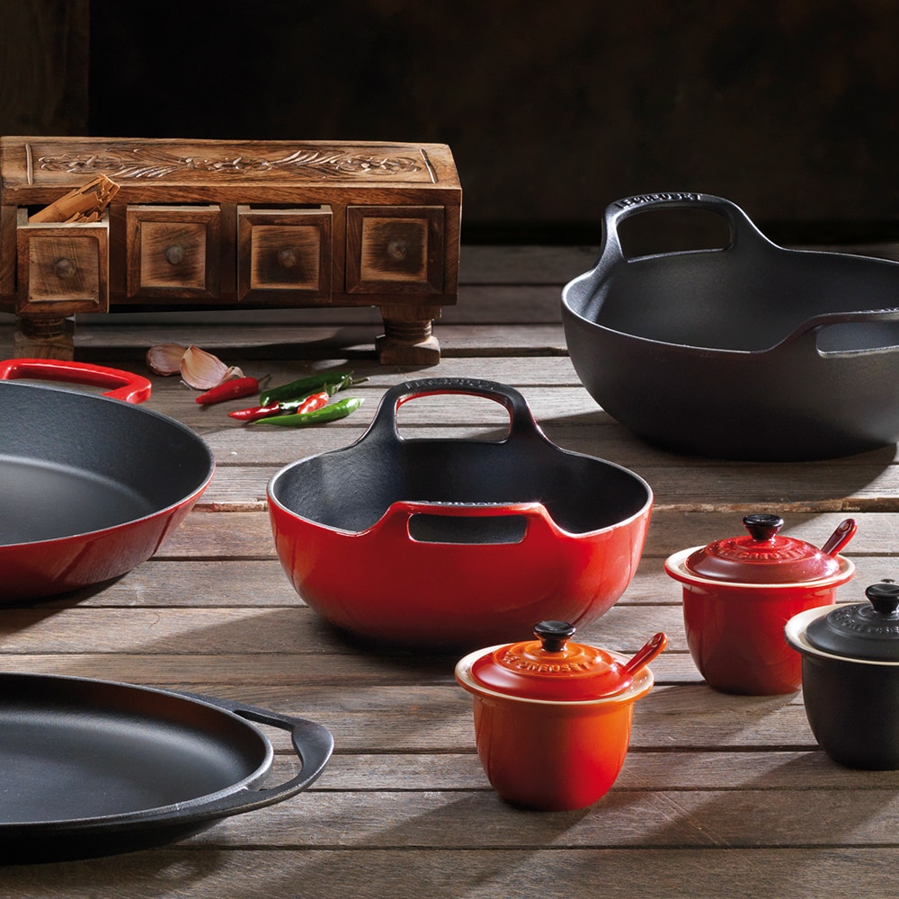 Caçarola balti de ferro fundido Le Creuset Cereja-3