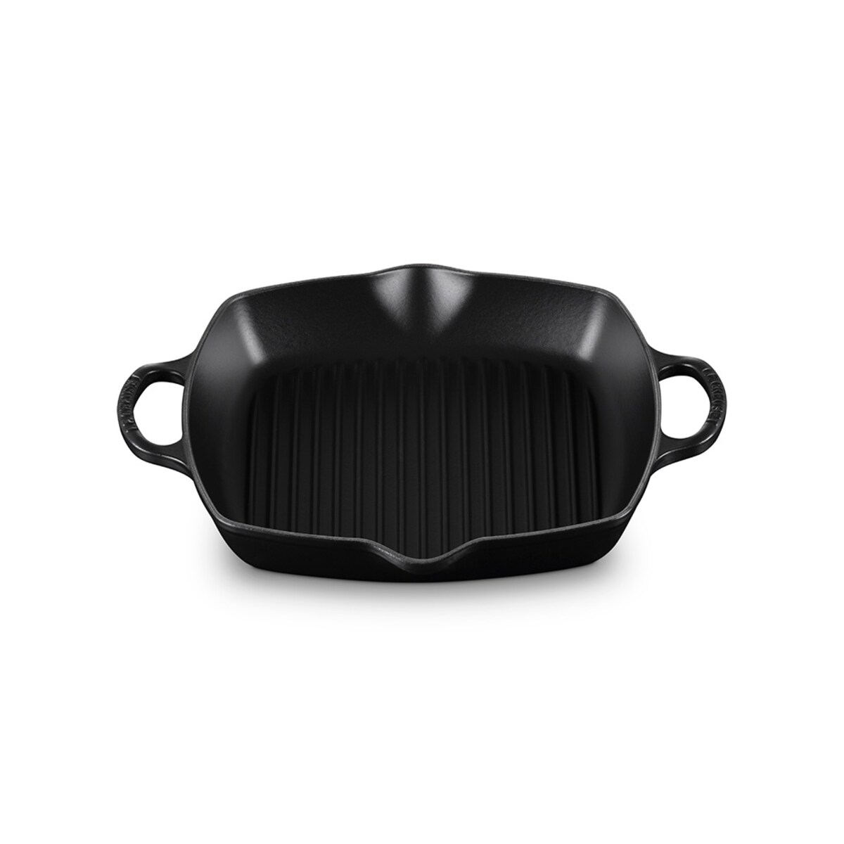 Skillet grill alta quadrada de ferro fundido Le Creuset Preto-2