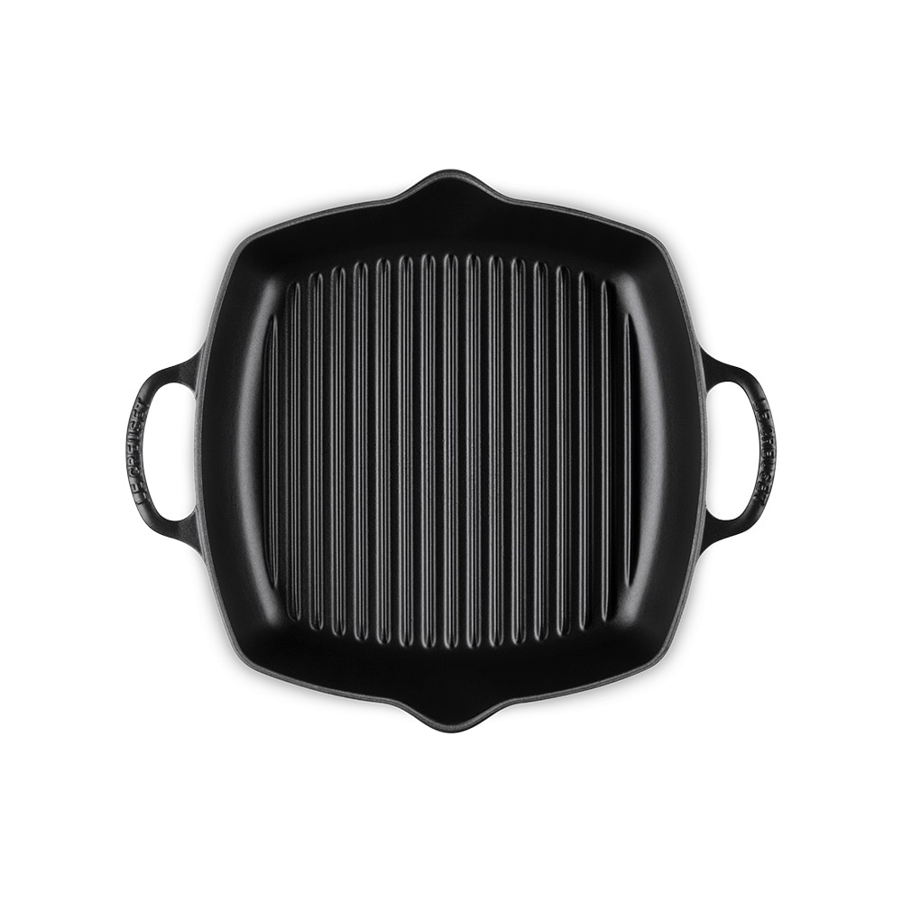 Grelhador alta quadrada de ferro fundido Le Creuset Preto-3
