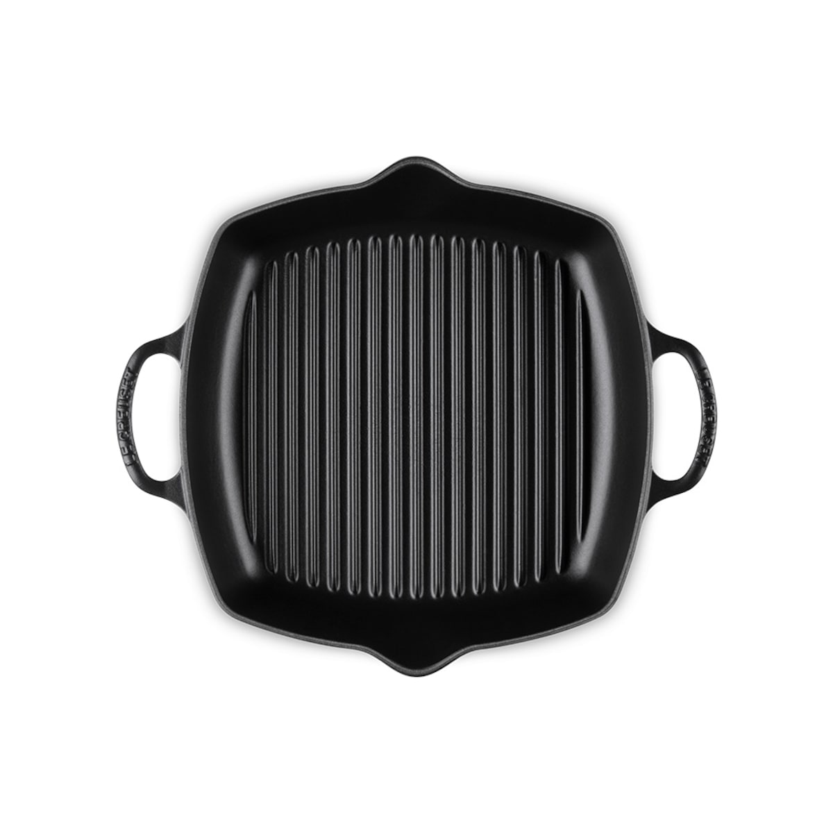 Skillet grill alta quadrada de ferro fundido Le Creuset Preto-3