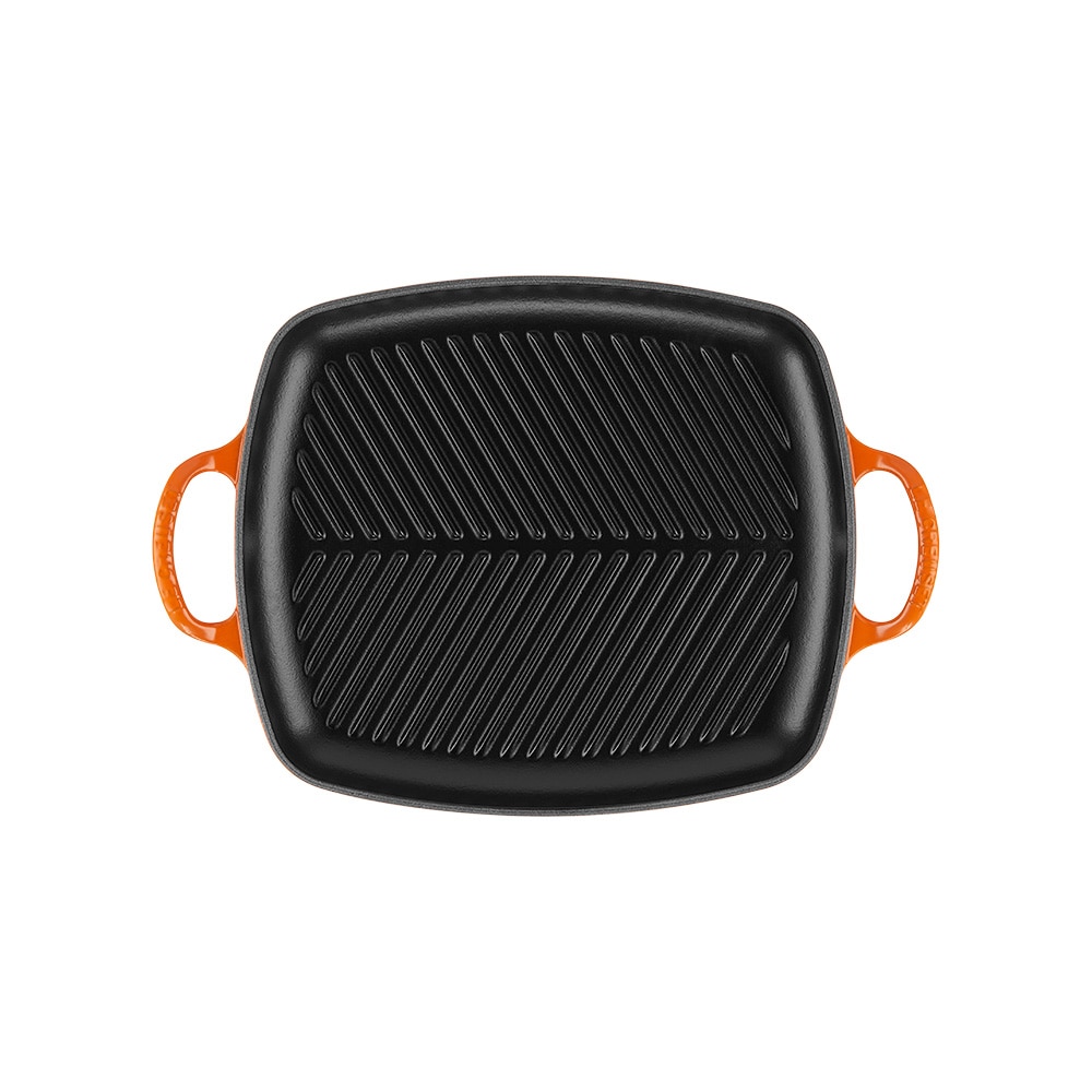Grelhador retangular de ferro fundido Le Creuset Vulcânico-3
