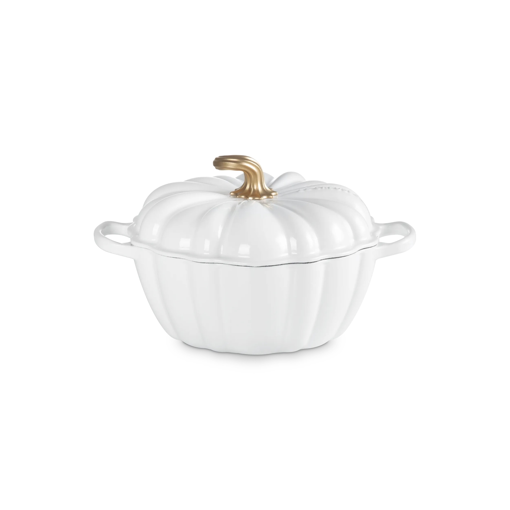 Cocotte Abóbora  ferro fundido Le Creuset Branco-1