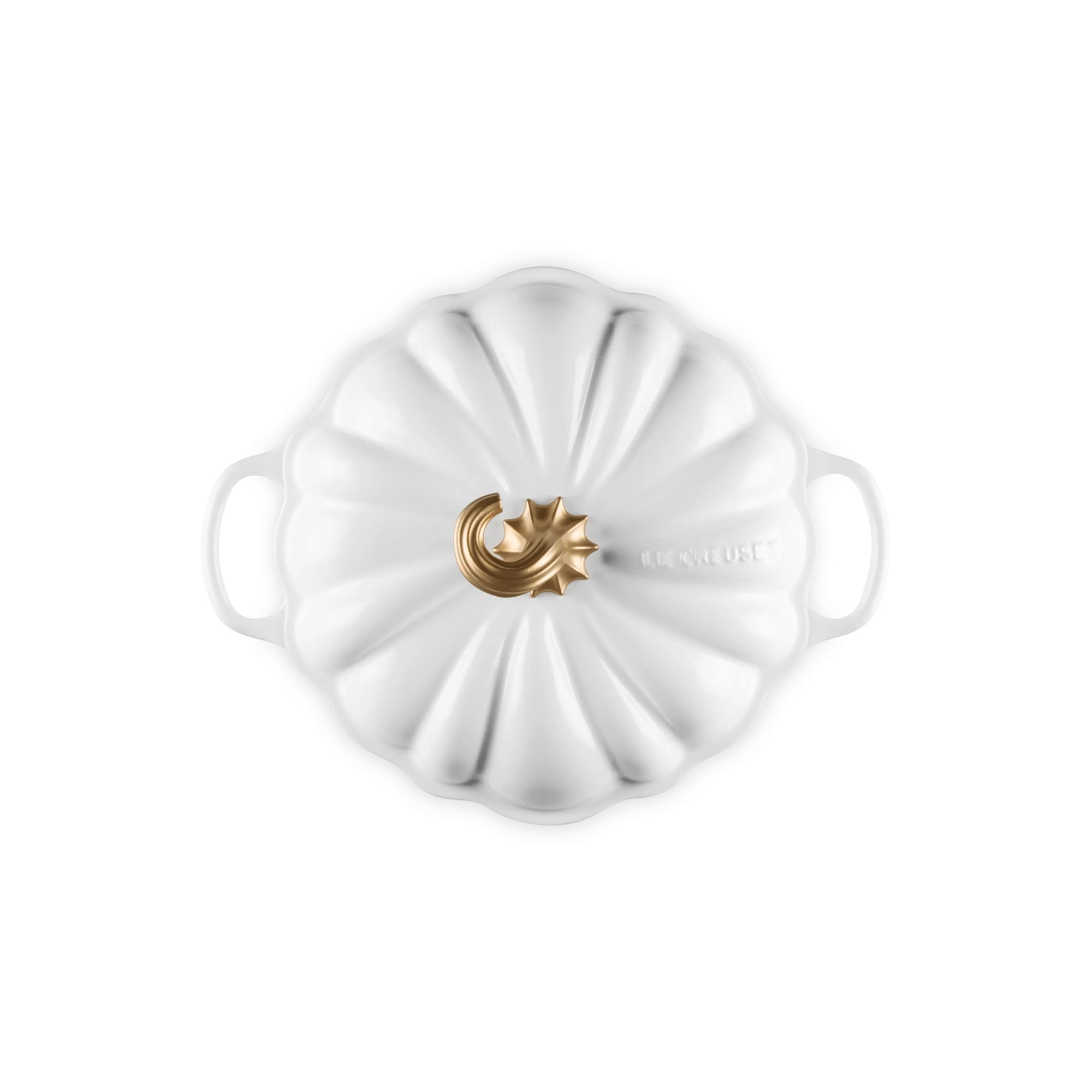 Cocotte Abóbora  ferro fundido Le Creuset Branco-4