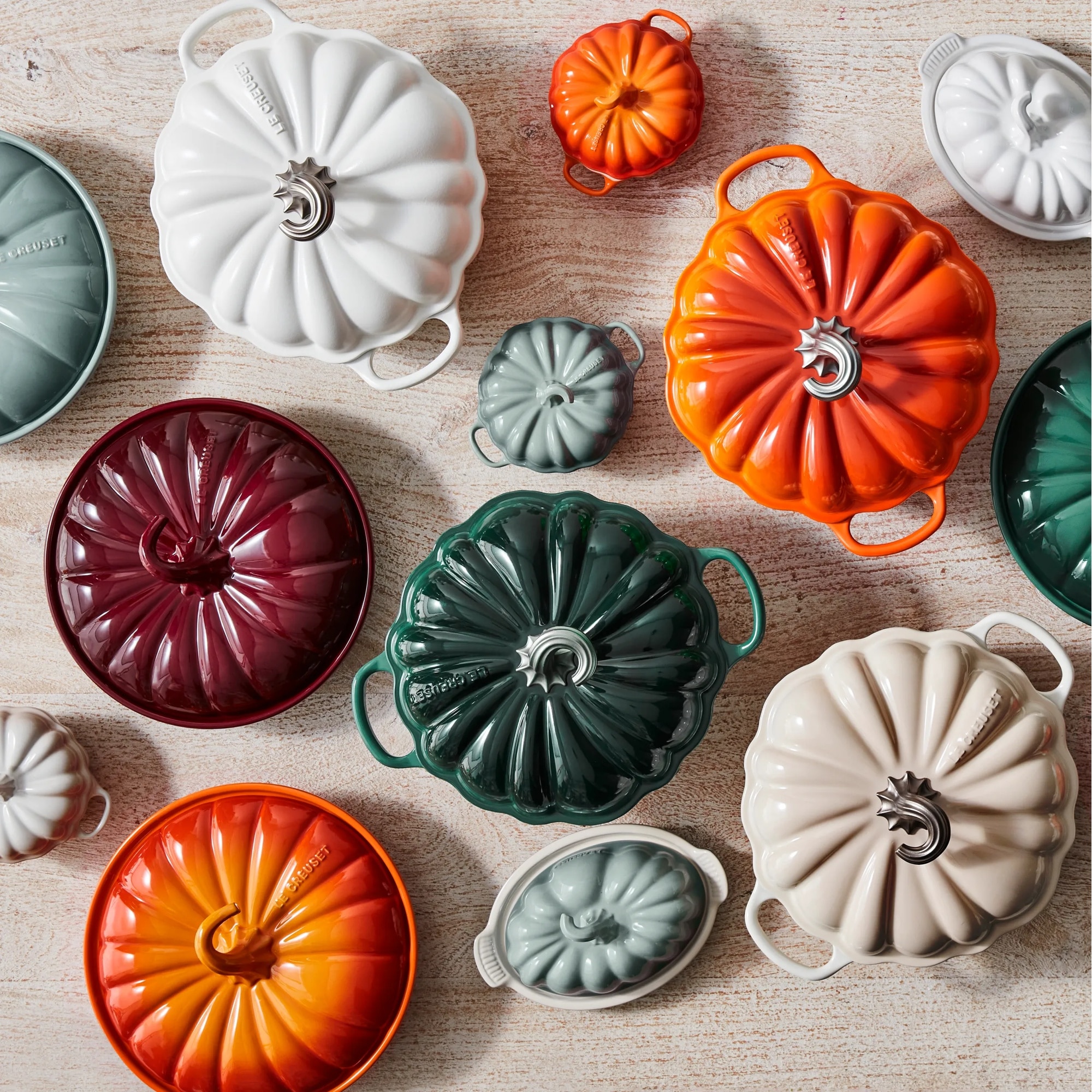 Cocotte Abóbora  ferro fundido Le Creuset Branco-6