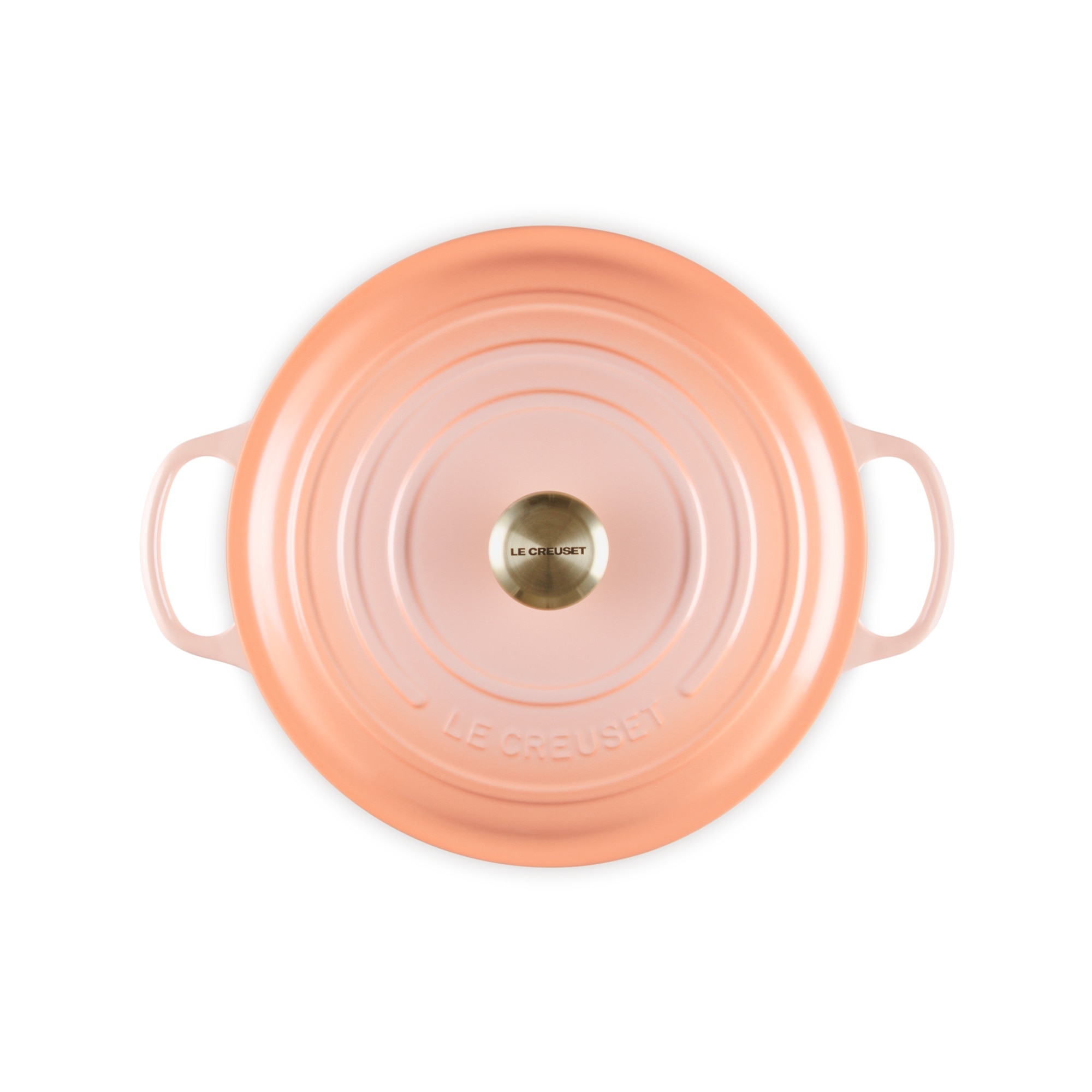 Cocotte redonda baixa de ferro fundido Le Creuset Salmão-4