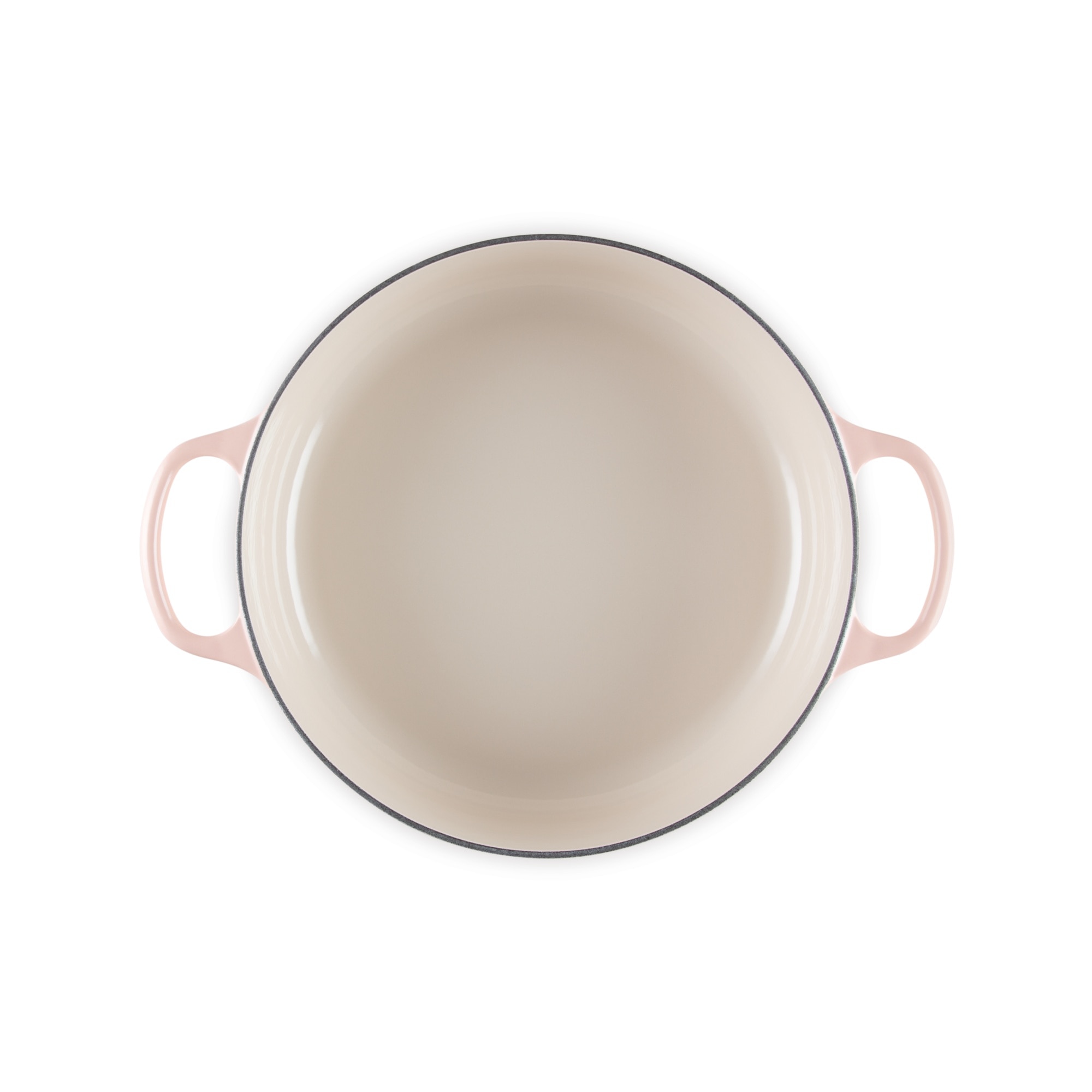 Cocotte redonda baixa de ferro fundido Le Creuset Salmão-5