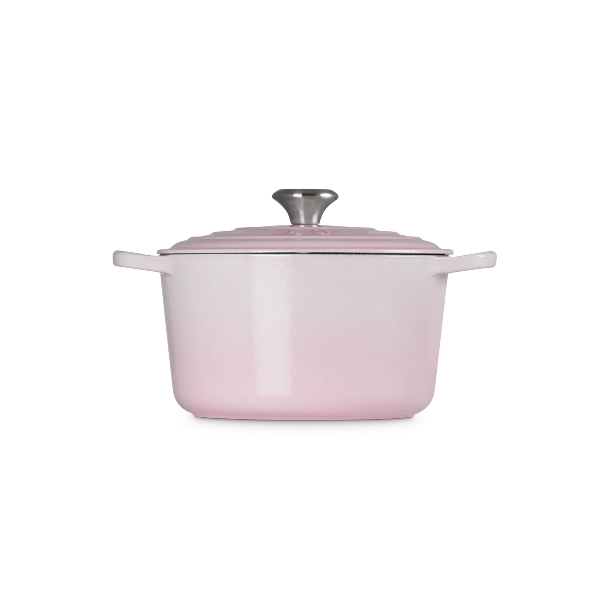Cocotte redonda alta de ferro fundido Le Creuset Rosa-3
