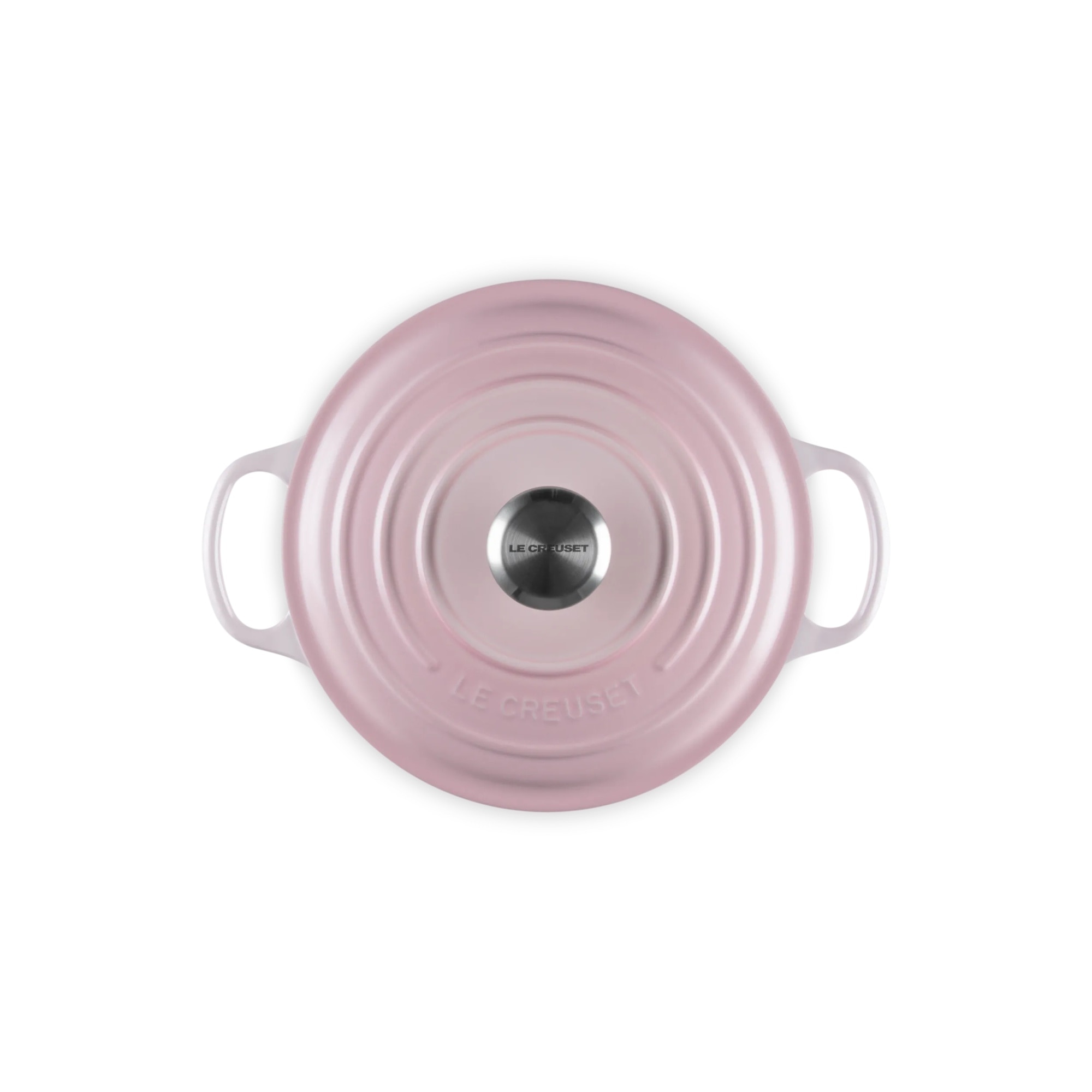 Cocotte redonda alta de ferro fundido Le Creuset Rosa-4