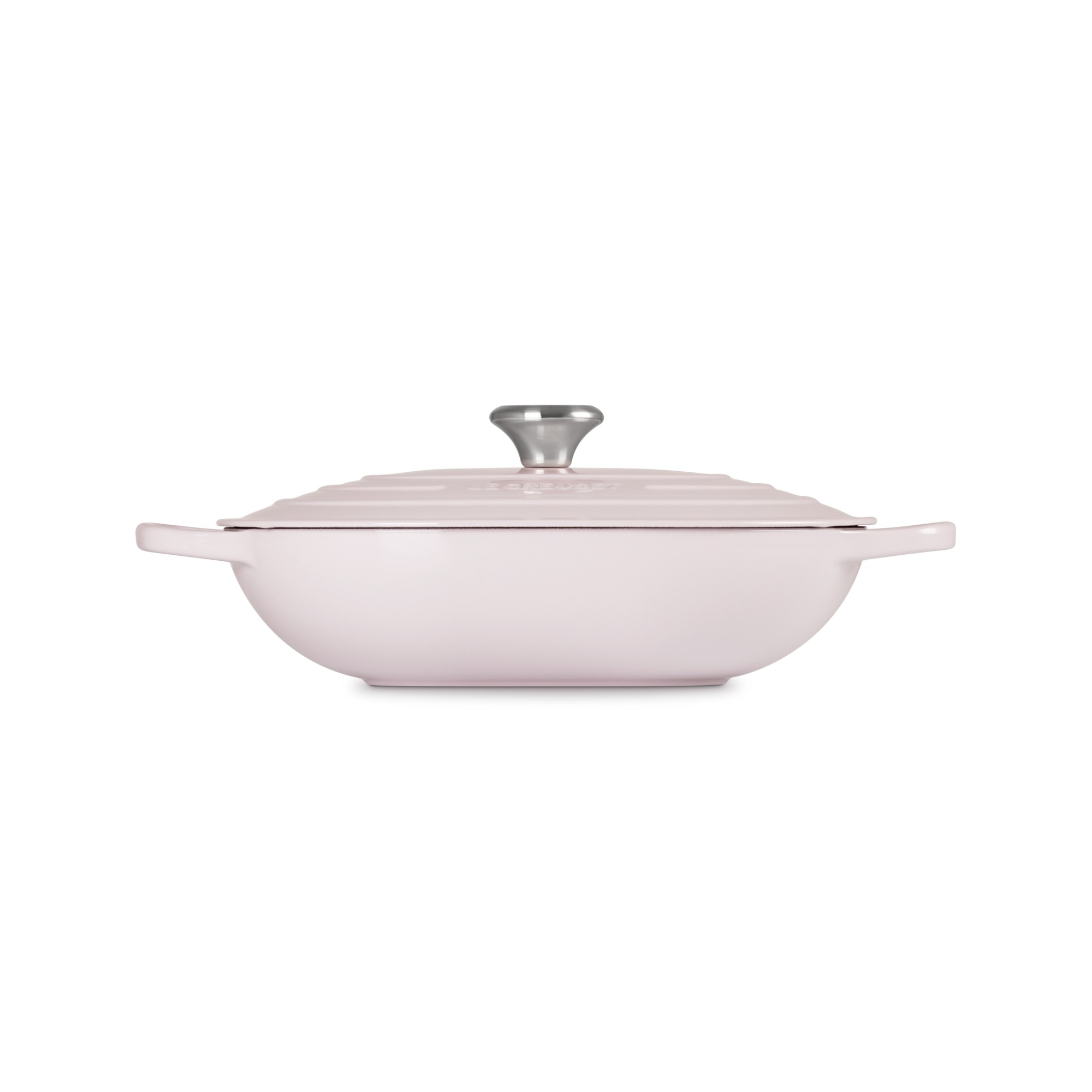 Caçarola baixa oval de ferro fundido Le Creuset Rosa-3
