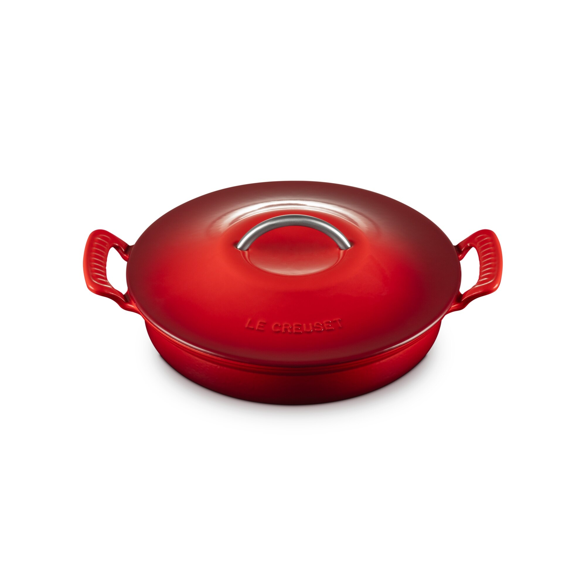 Caçarola baixa Modern Heritage de ferro fundido Le Creuset Cereja-2