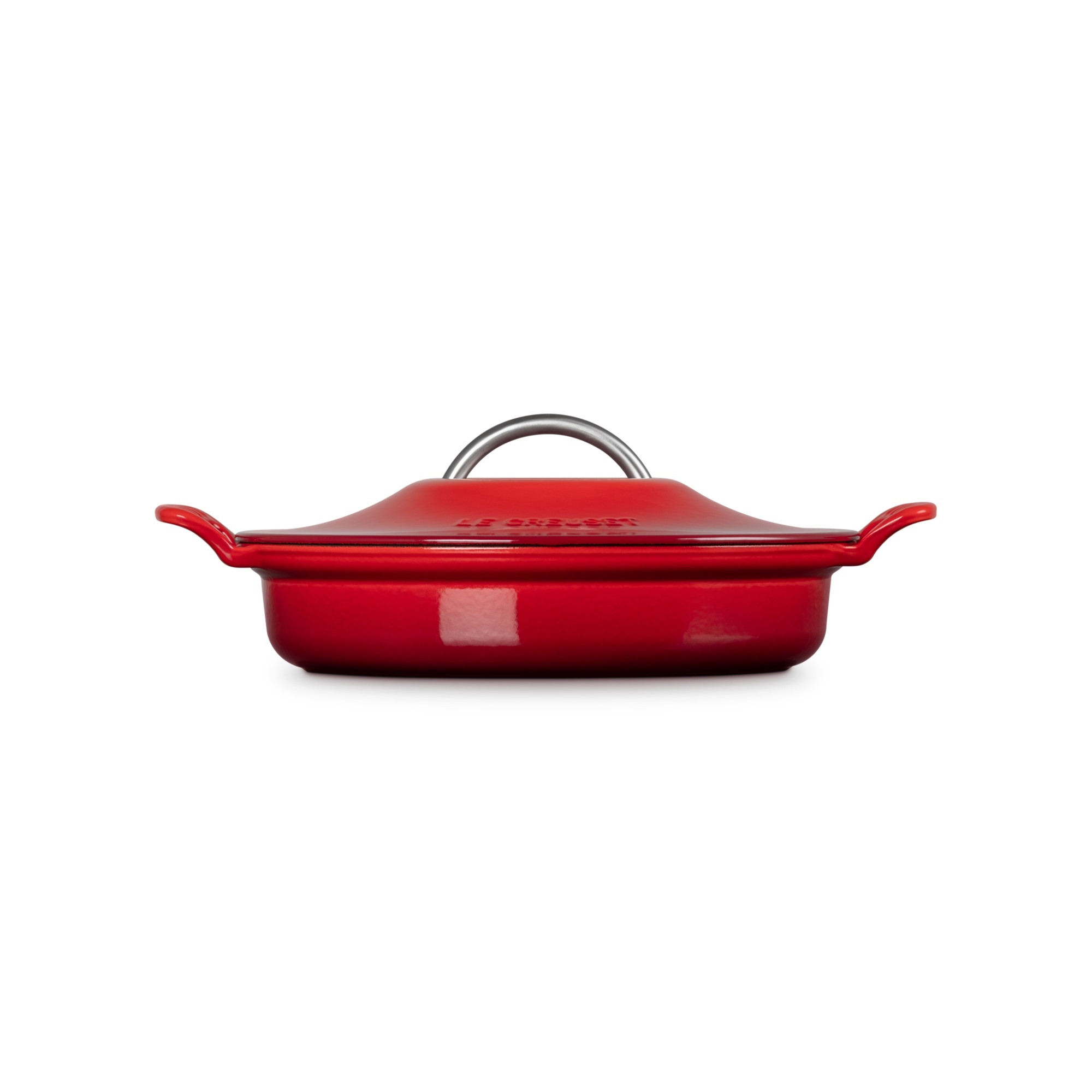 Caçarola baixa Modern Heritage de ferro fundido Le Creuset Cereja-3