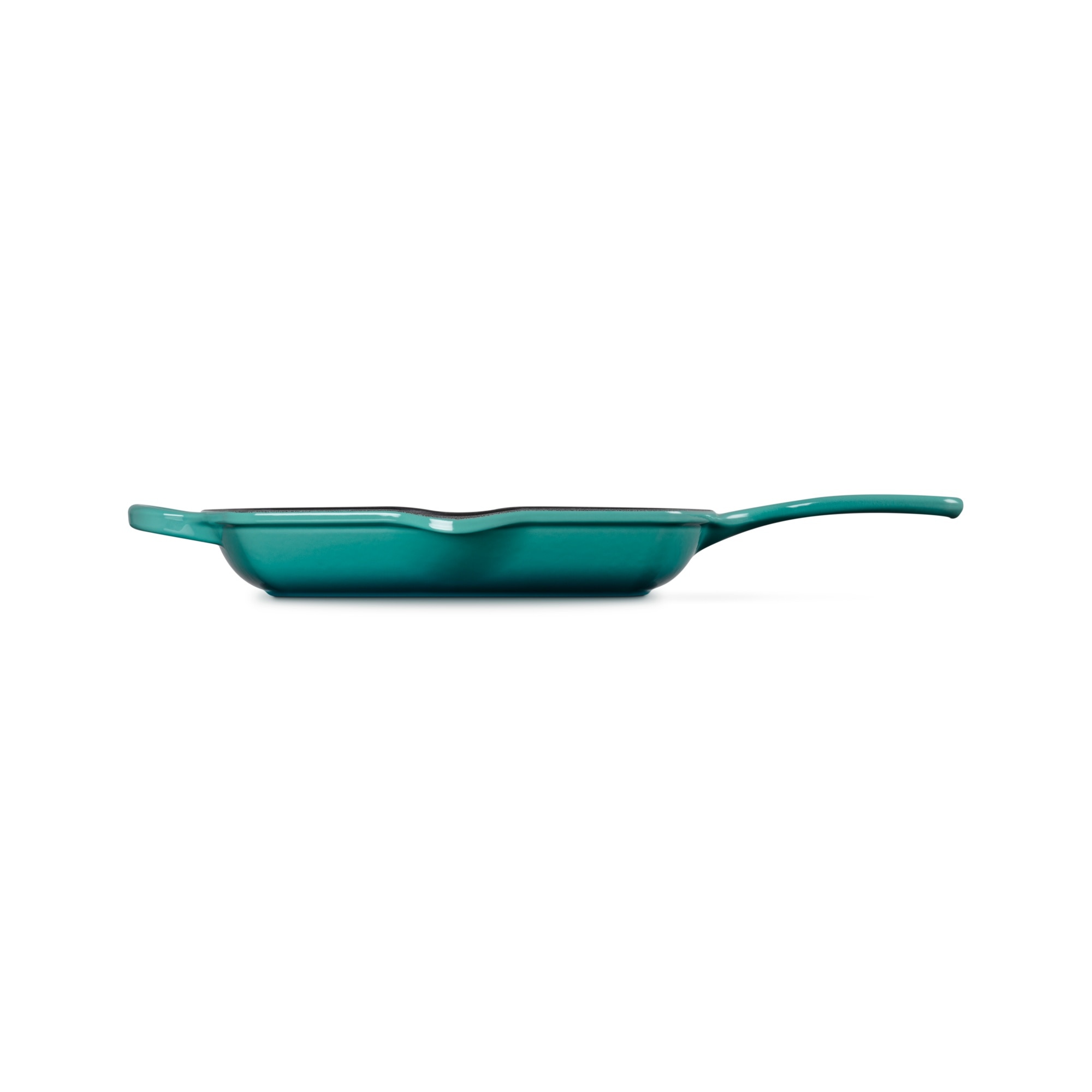 Frigideira Skillet quadrada de ferro fundido Le Creuset Azul Pacífico-3