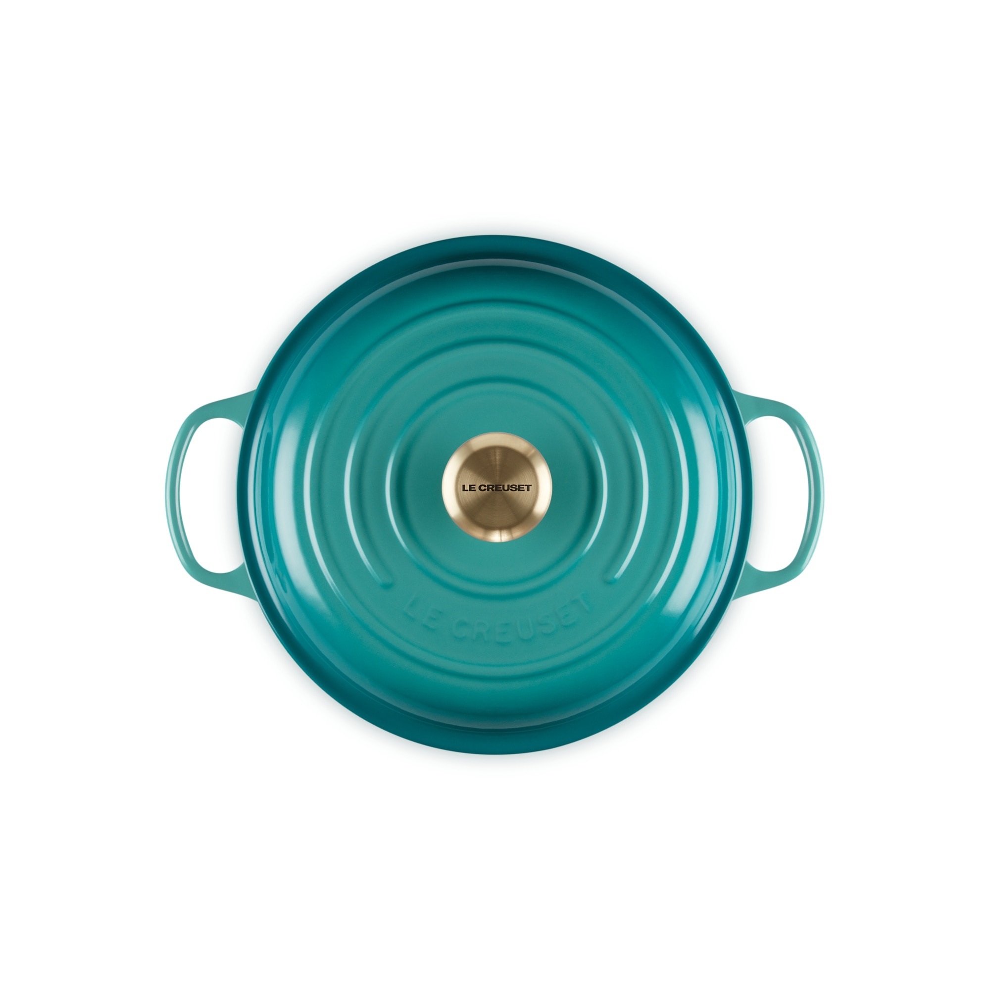 Caçarola baixa de ferro fundido Le Creuset Azul Pacífico-4