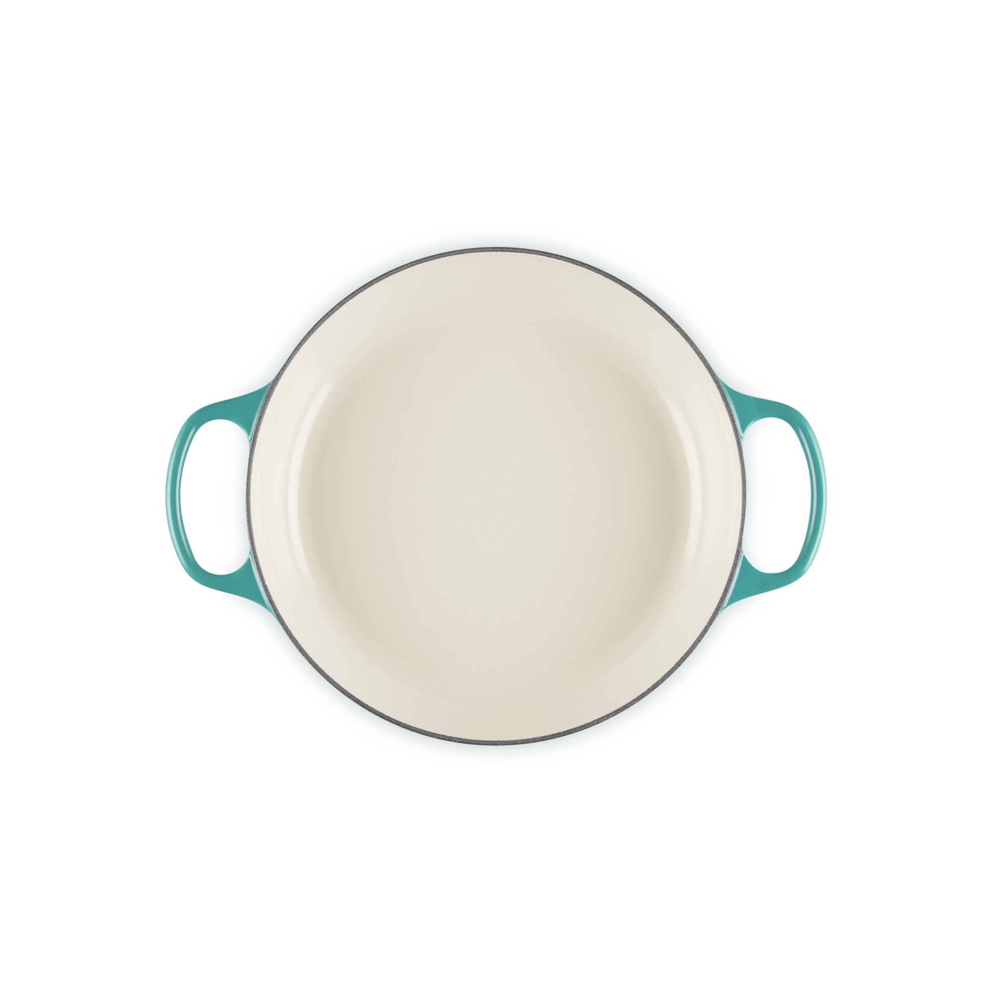 Caçarola baixa de ferro fundido Le Creuset Azul Pacífico-5