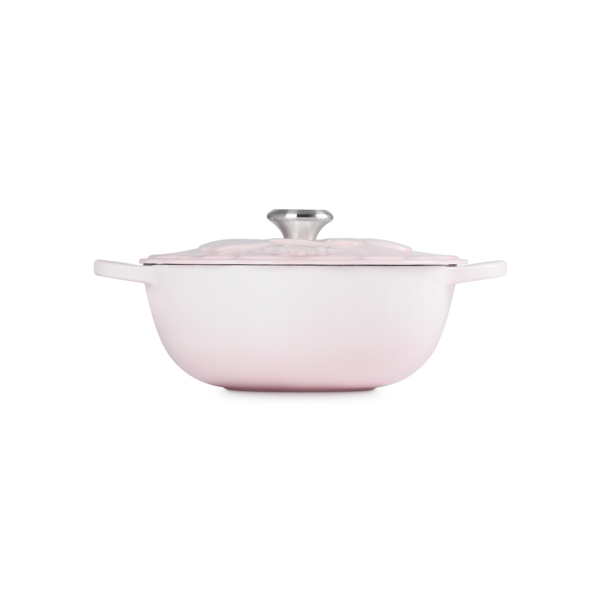 Marmita Pétala de ferro fundido Le Creuset Rosa-2