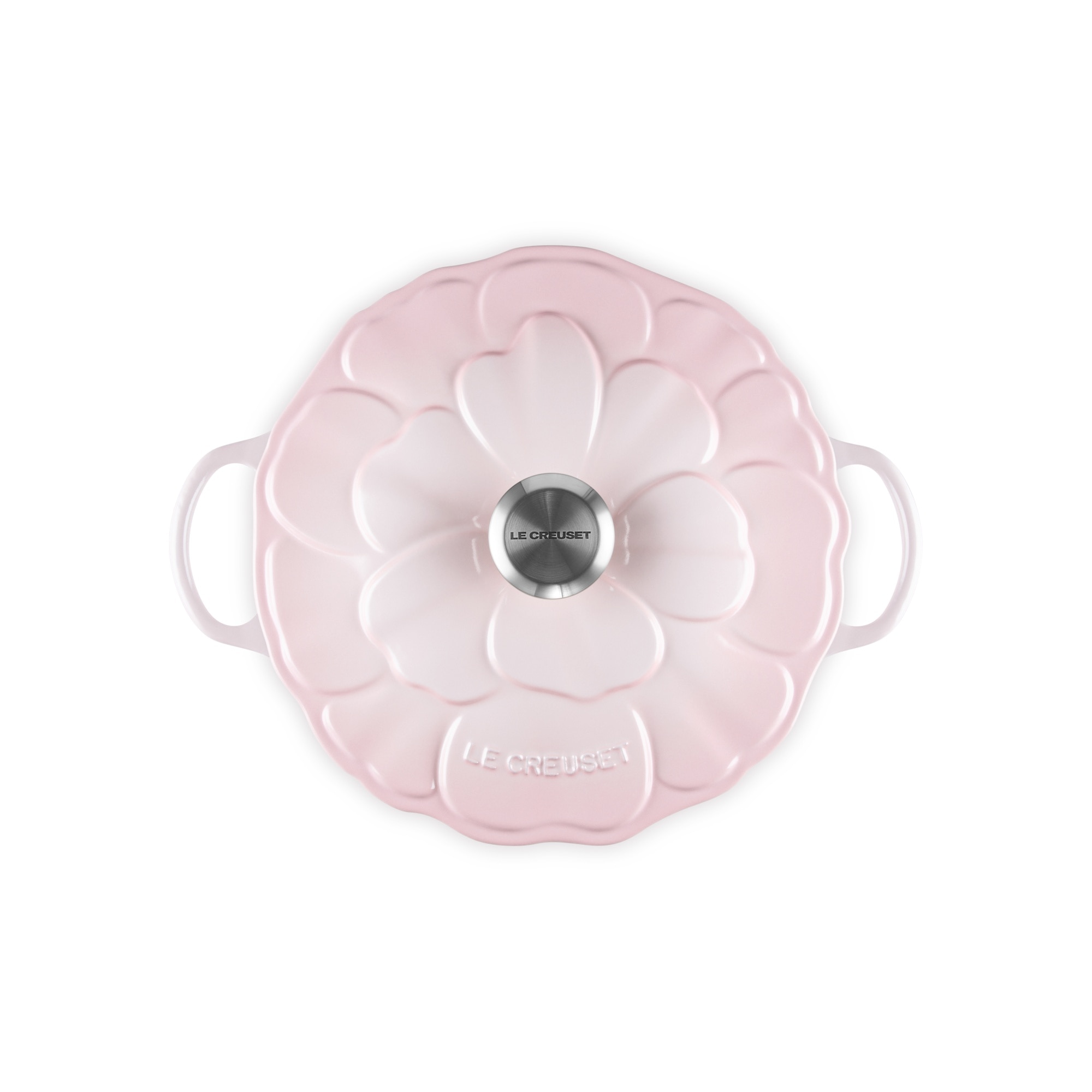 Marmita Pétala de ferro fundido Le Creuset Rosa-3