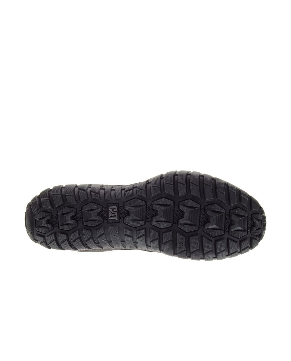 Sapatos Caterpillar de Adulto em Pele com Atacadores Preto-5