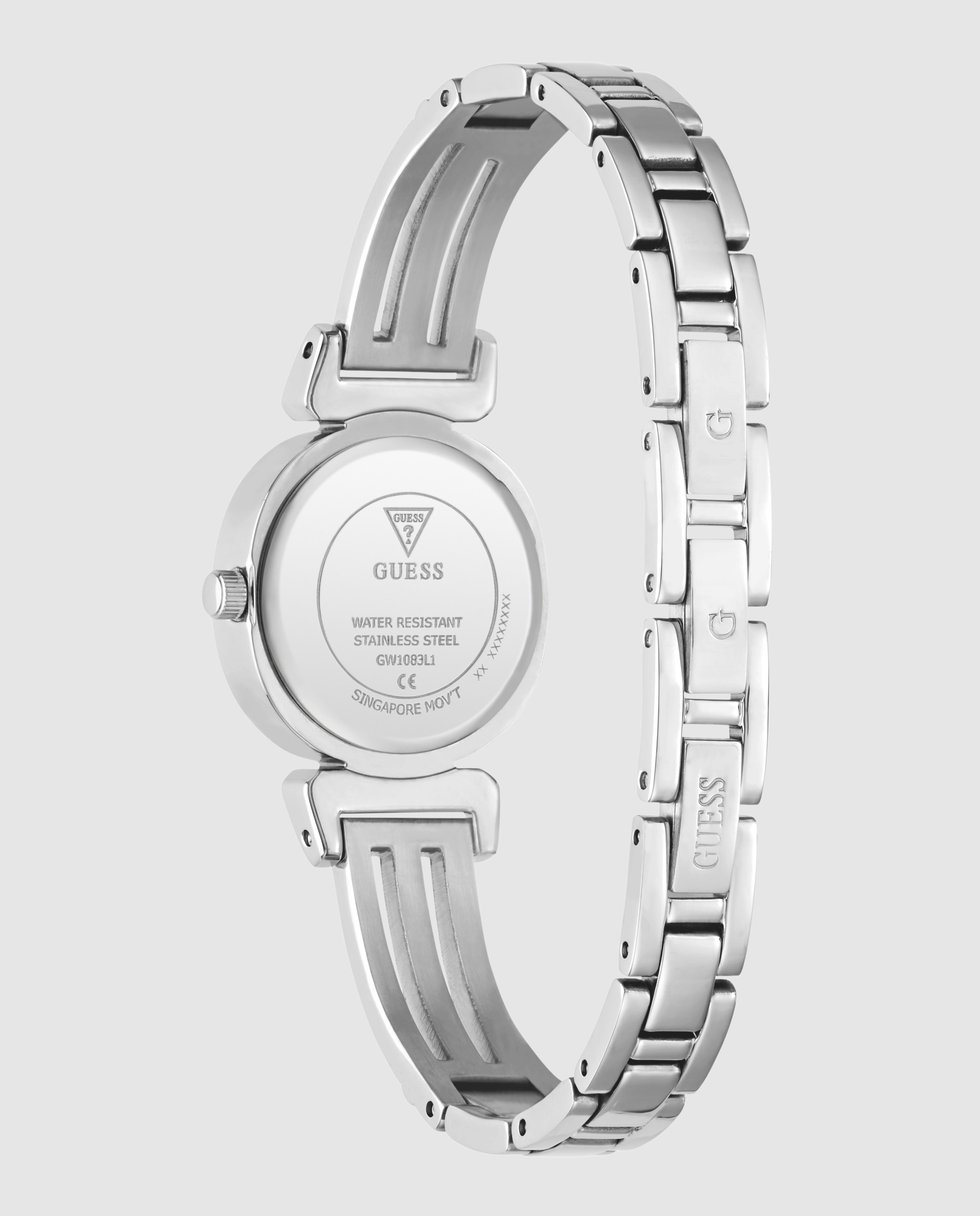 Relógio de Mulher Cecelia Gw1083l1 de Aço Prata-3