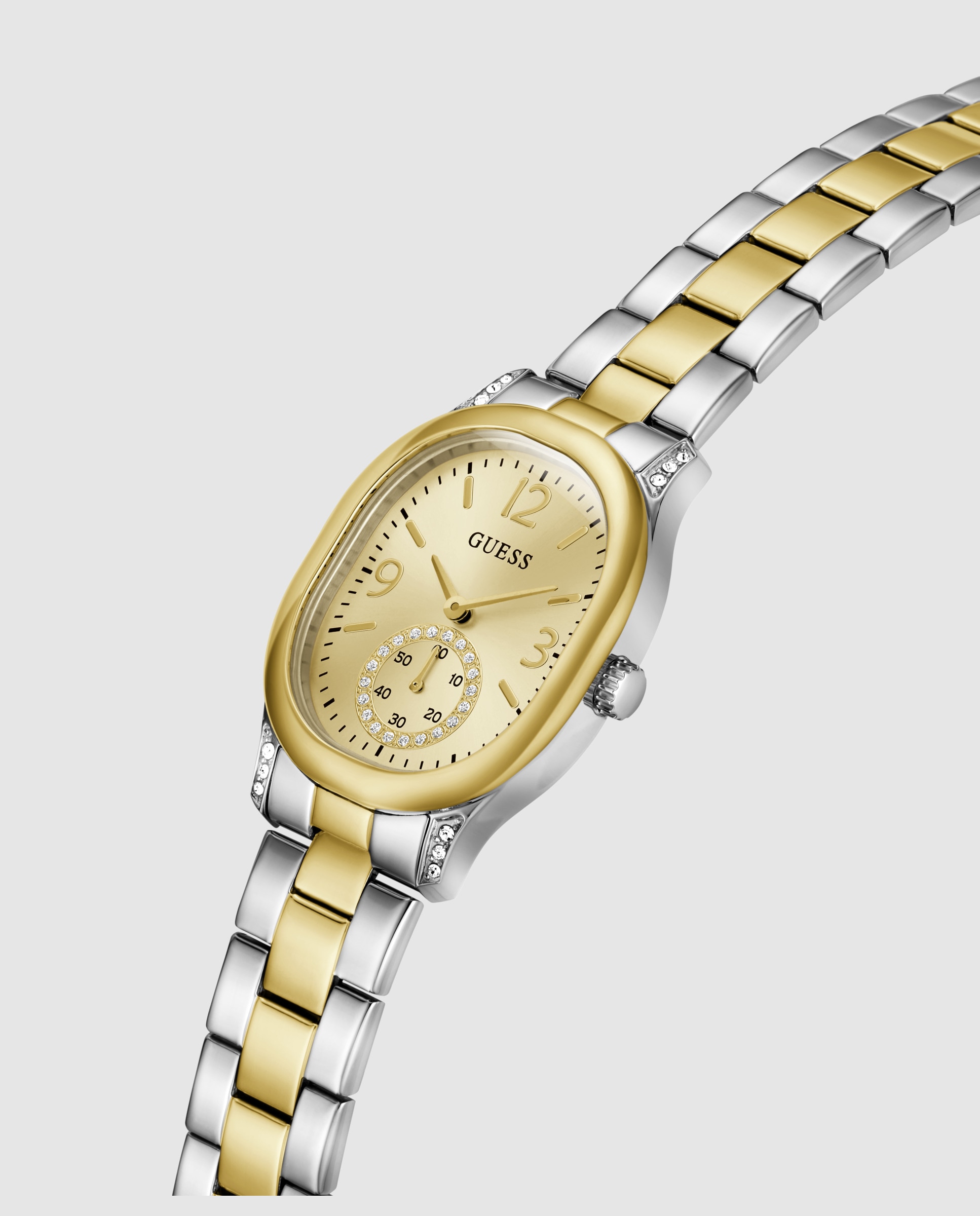 Relógio Eleanor Gw1094l3 de Aço Prata-4