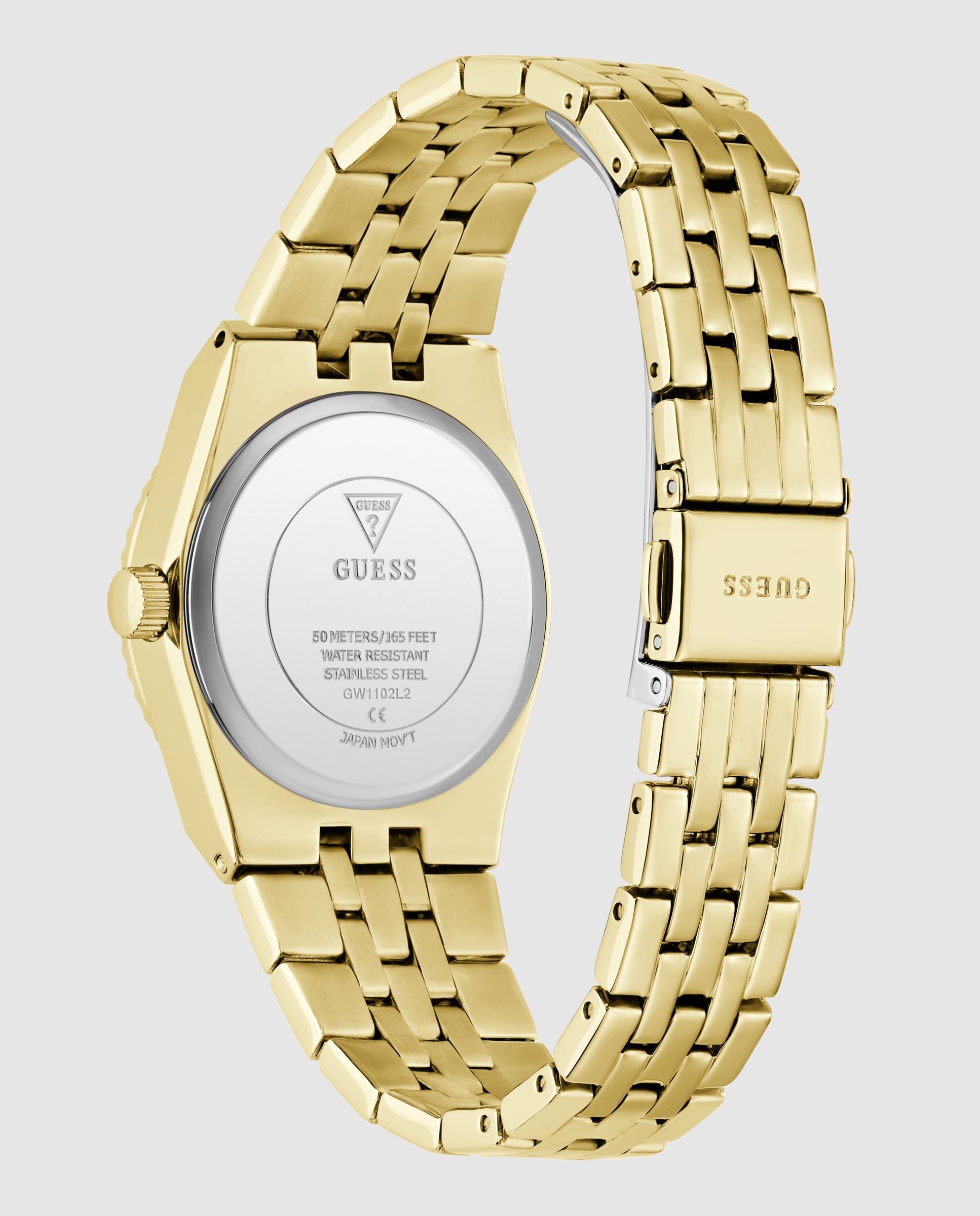 Relógio de Mulher Vera Gw1102l2 de Aço Ouro-3