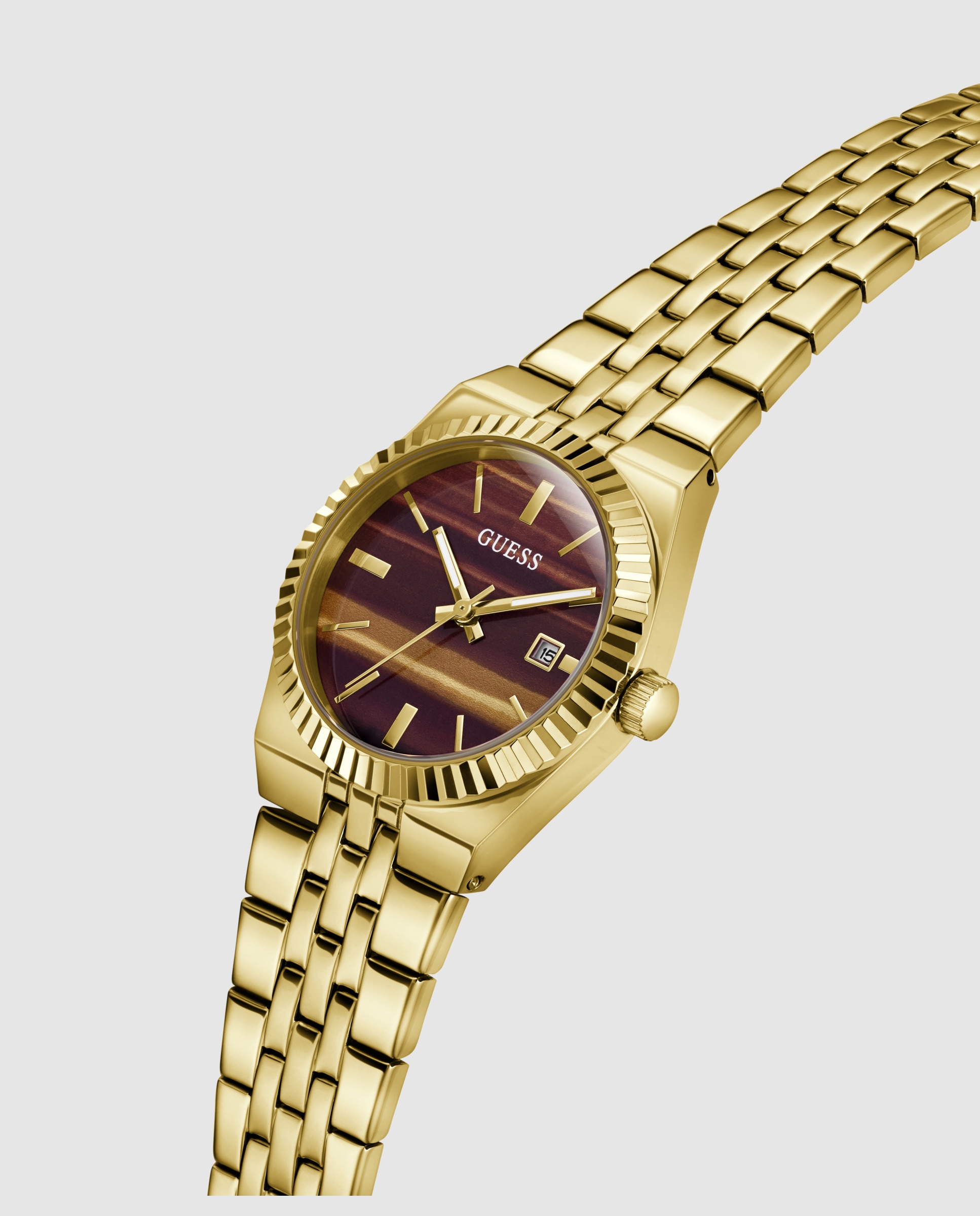 Relógio de Mulher Vera Gw1102l2 de Aço Ouro-4