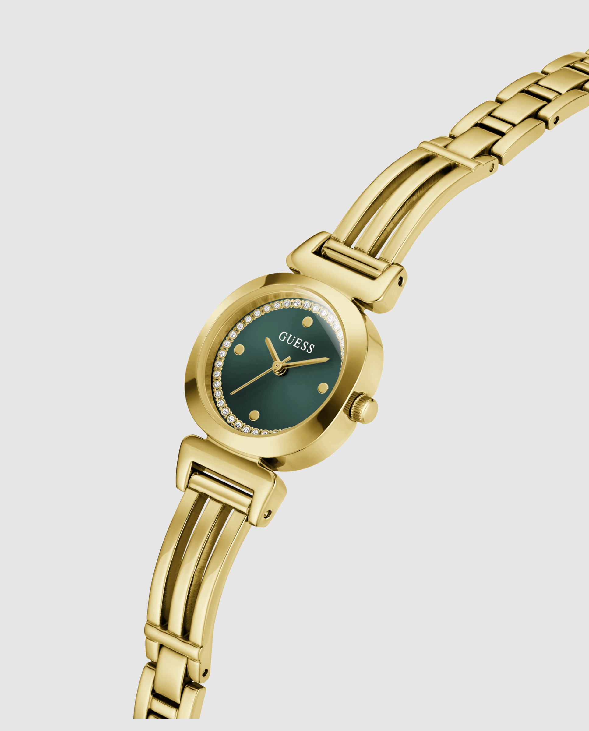Relógio de Mulher Cecelia Gw1083l7 de Aço Ouro-4