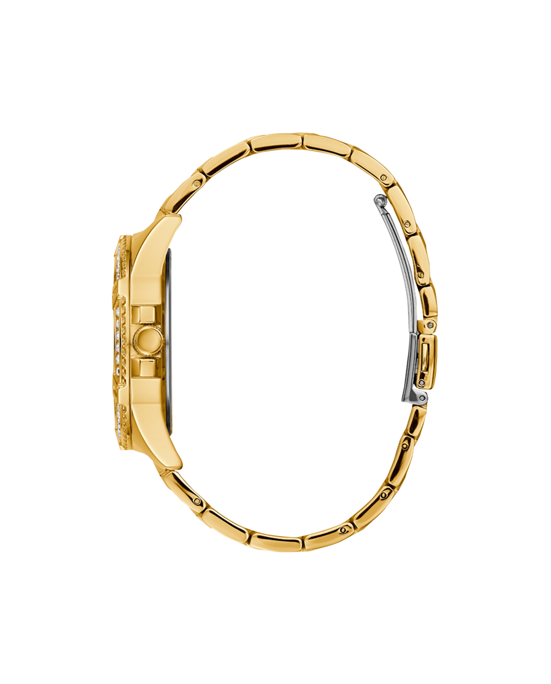 Relógio Lady Frontier W1156l2 de Aço e Bracelete Dourada Ouro-2