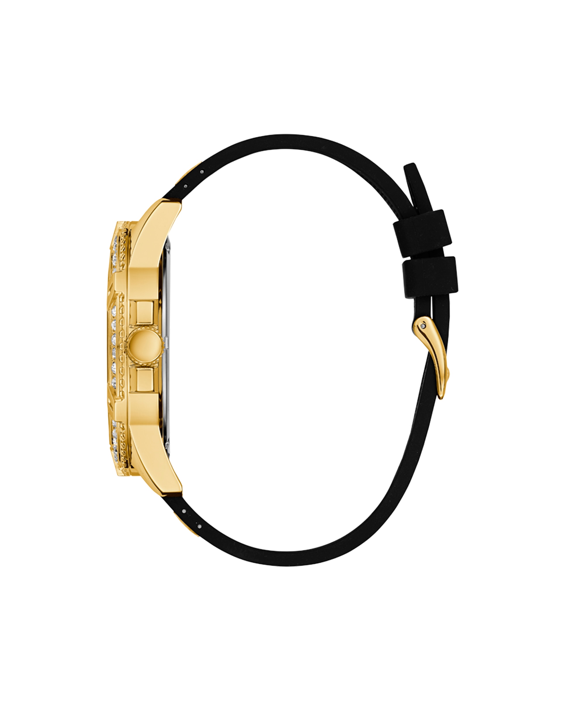 Relógio Frontier W1132g1 de Silicone e Bracelete em Preto Preto-2