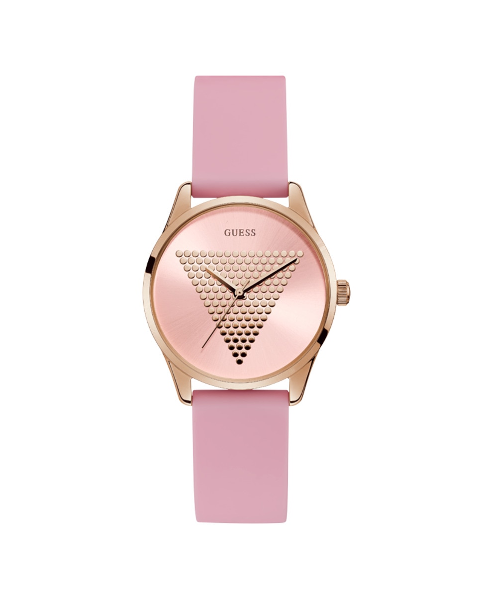 Relógio Mini Imprint W1227L4 de Silicone e Bracelete Rosa Rosa-1
