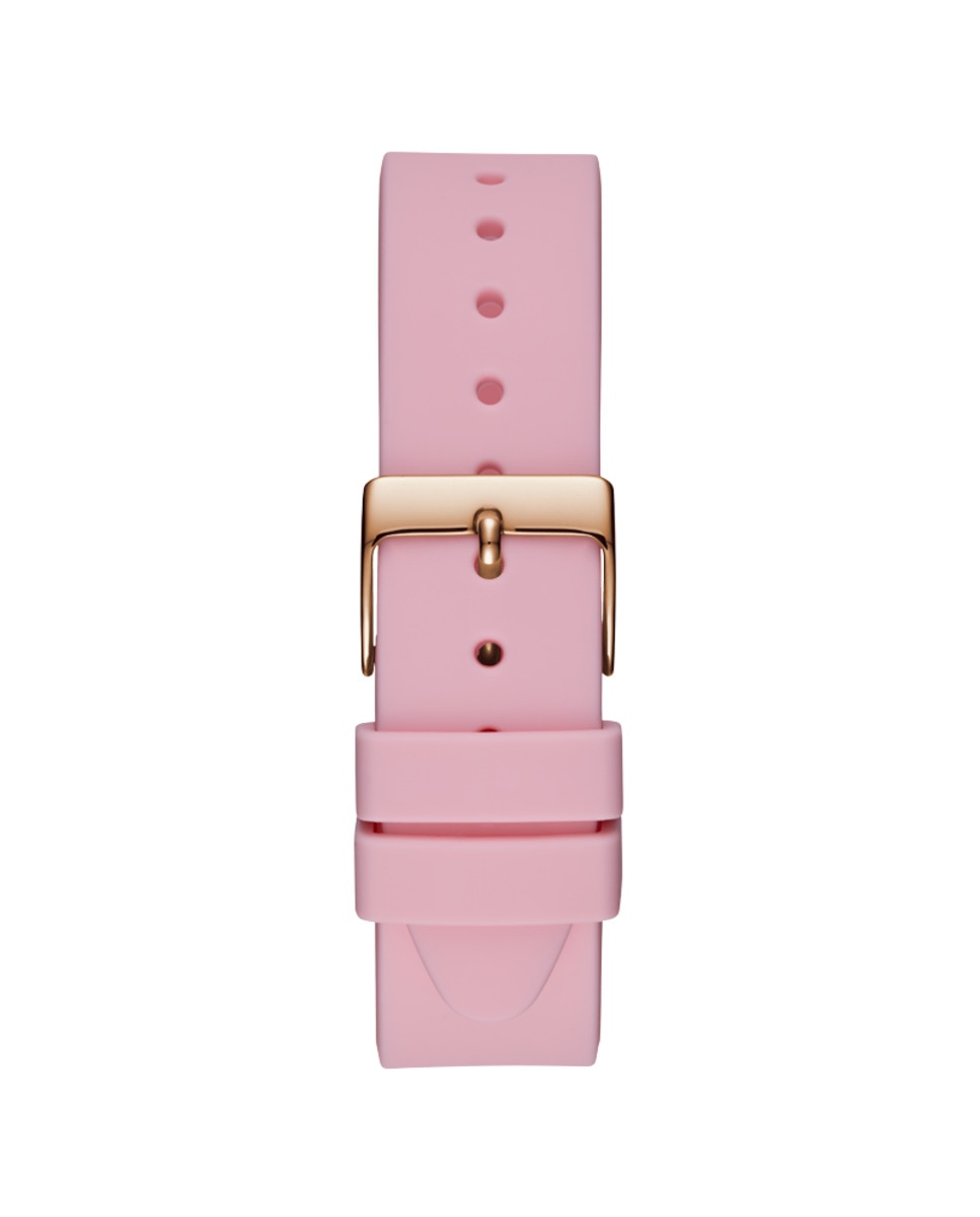 Relógio Mini Imprint W1227L4 de Silicone e Bracelete Rosa Rosa-3