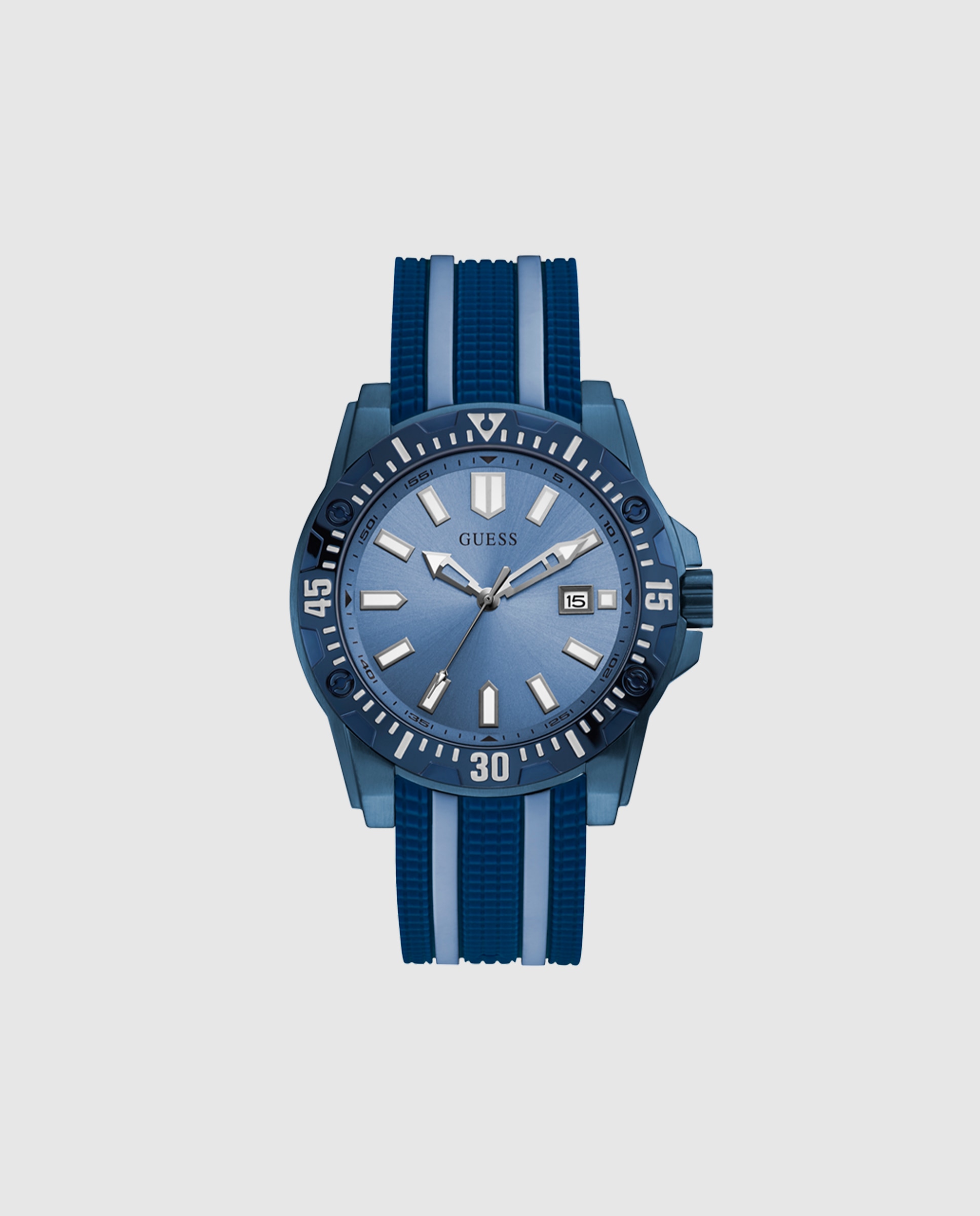 Relógio Skipper Gw0055g2 de Silicone e Correia Azul Azul-1