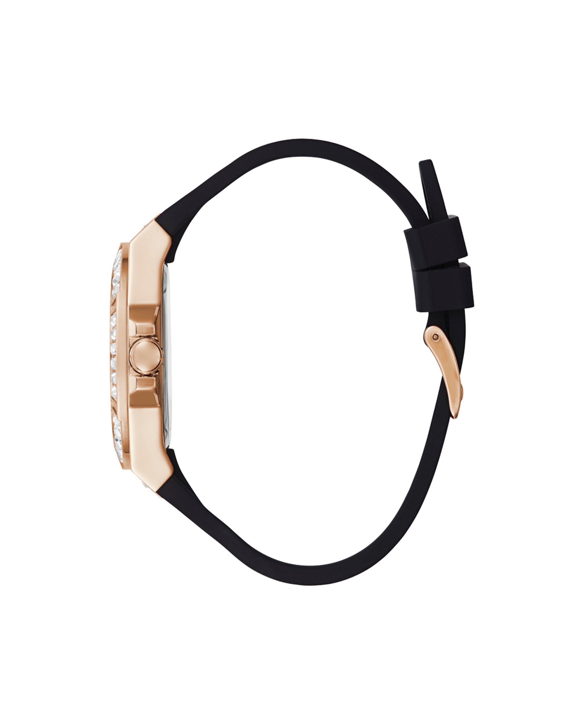 Relógio Venus Gw0118l2 de Silicone e Bracelete em Preto Preto-2