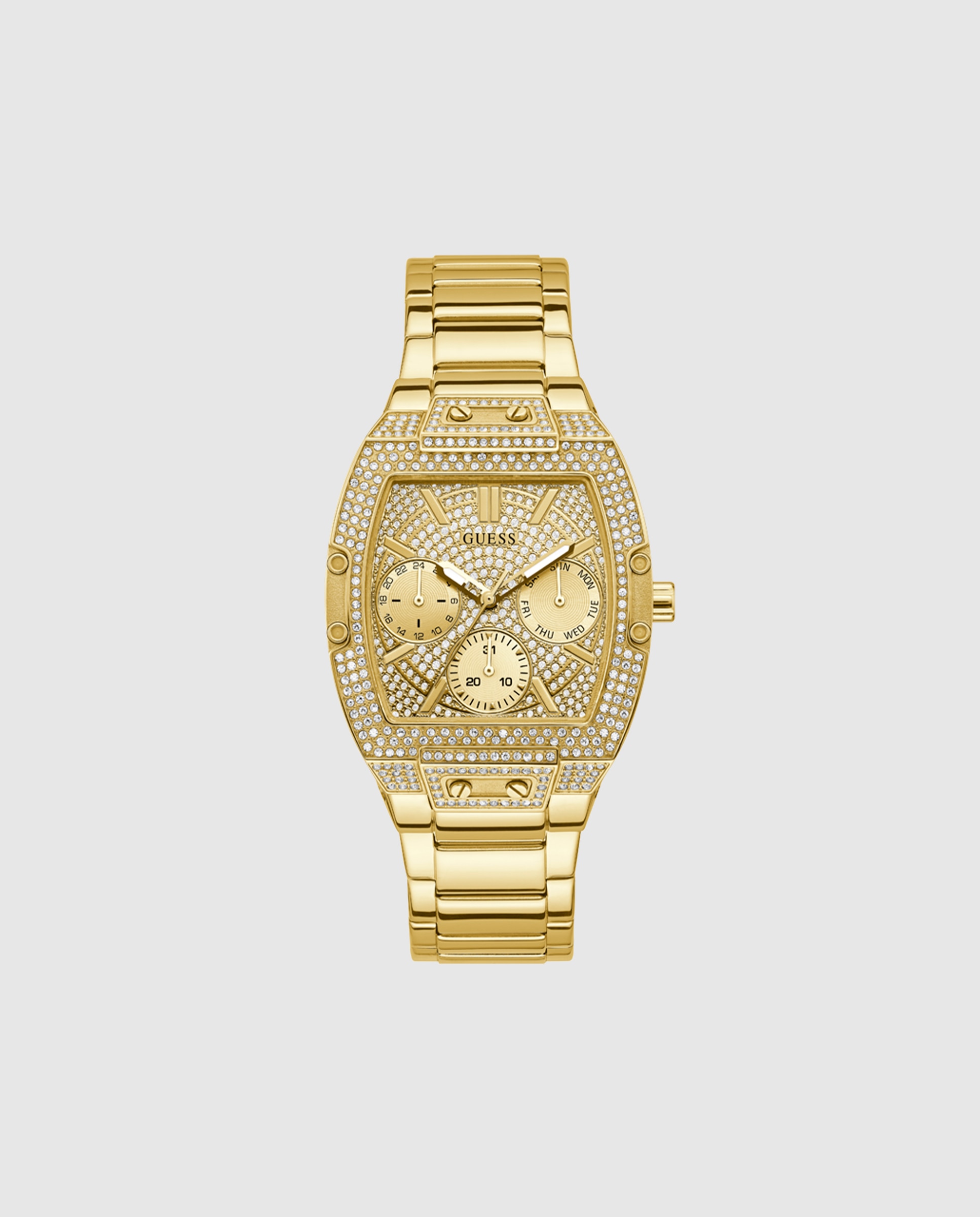 Relógio Raven Gw0104l2 de Aço e Bracelete Dourada Ouro-1