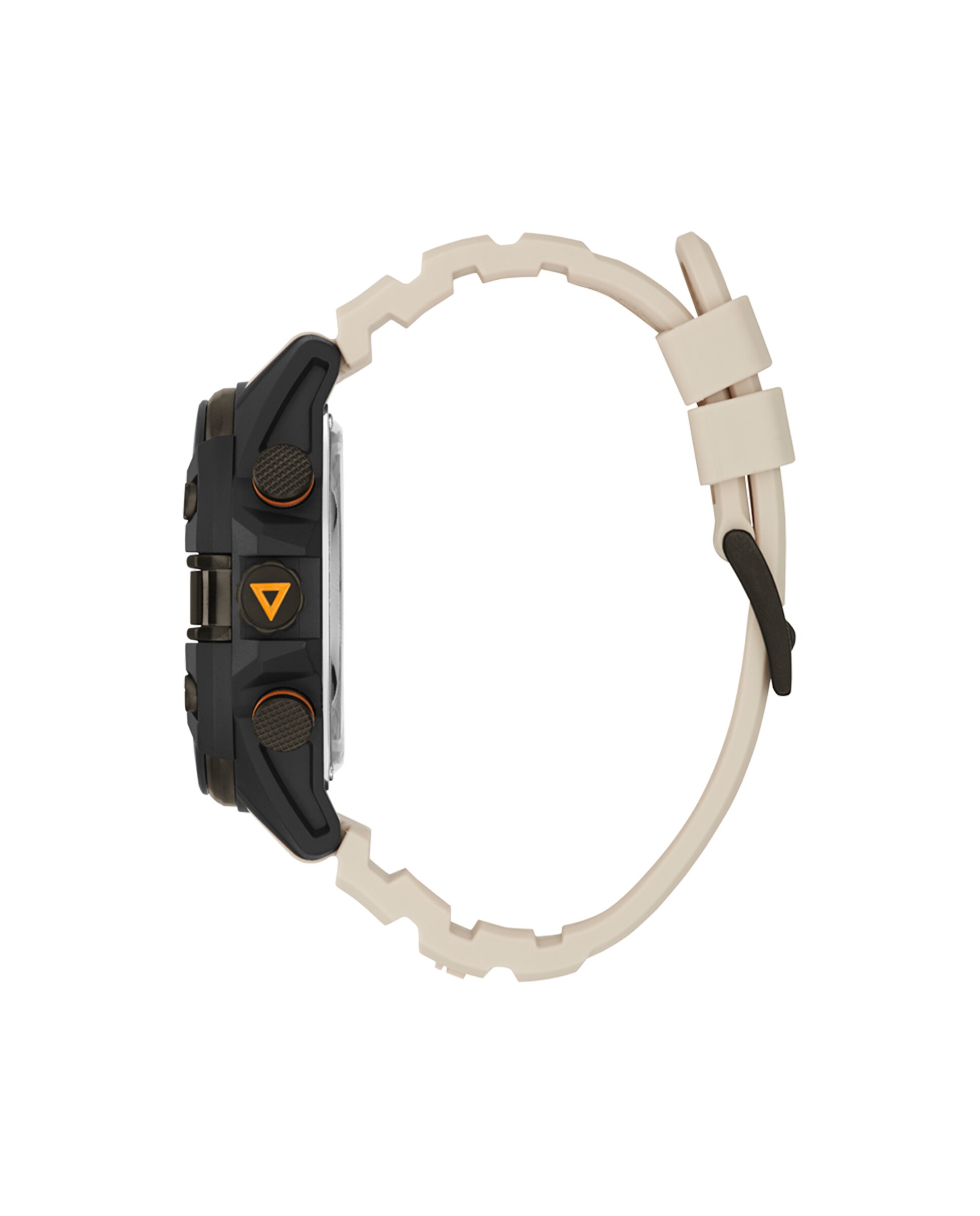 Relógio G Force Gw0269g1 de Silicone e Bracelete Bege Castanho-2