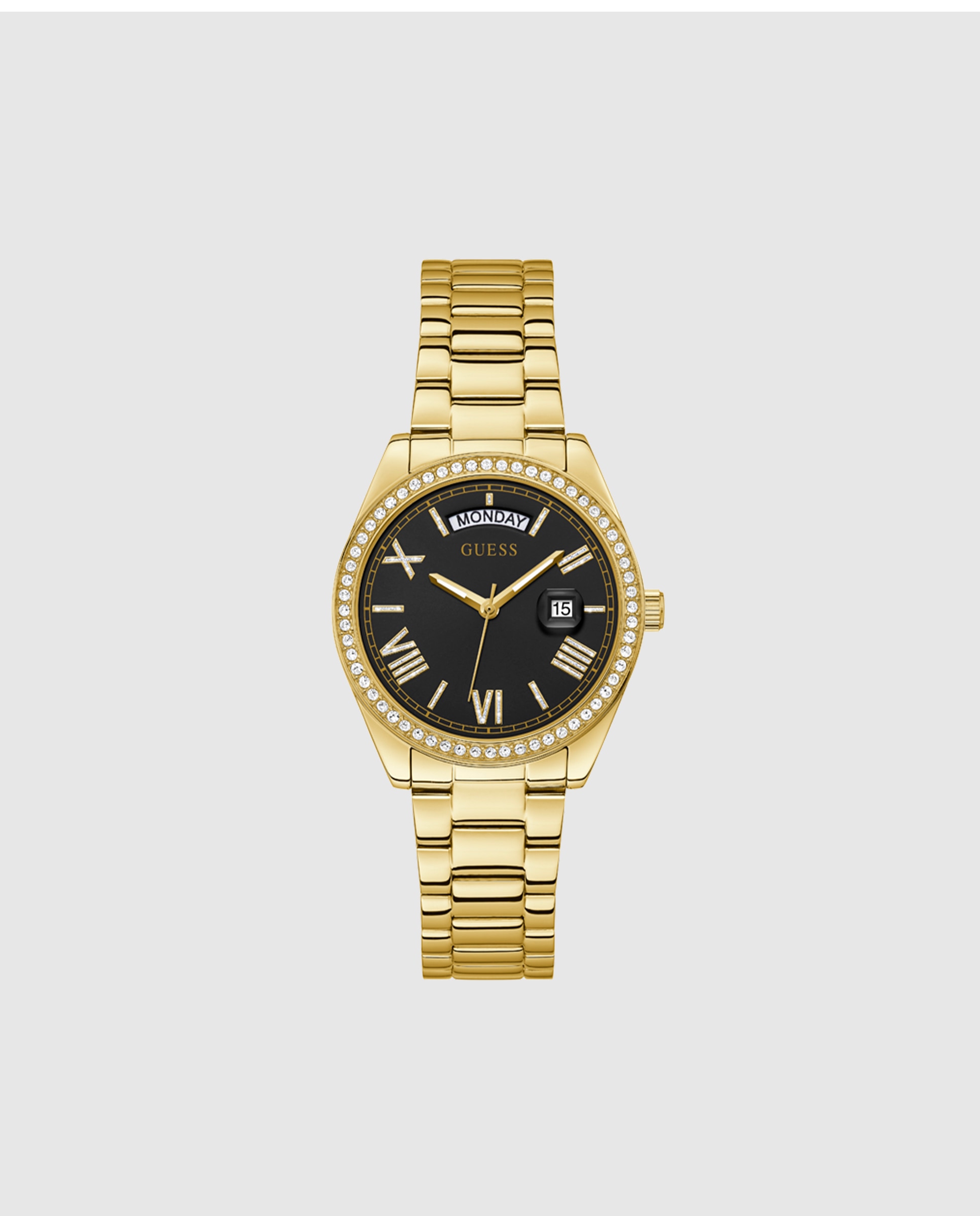 Relógio Luna GW0307L2 de Aço e Bracelete Dourada Ouro-1