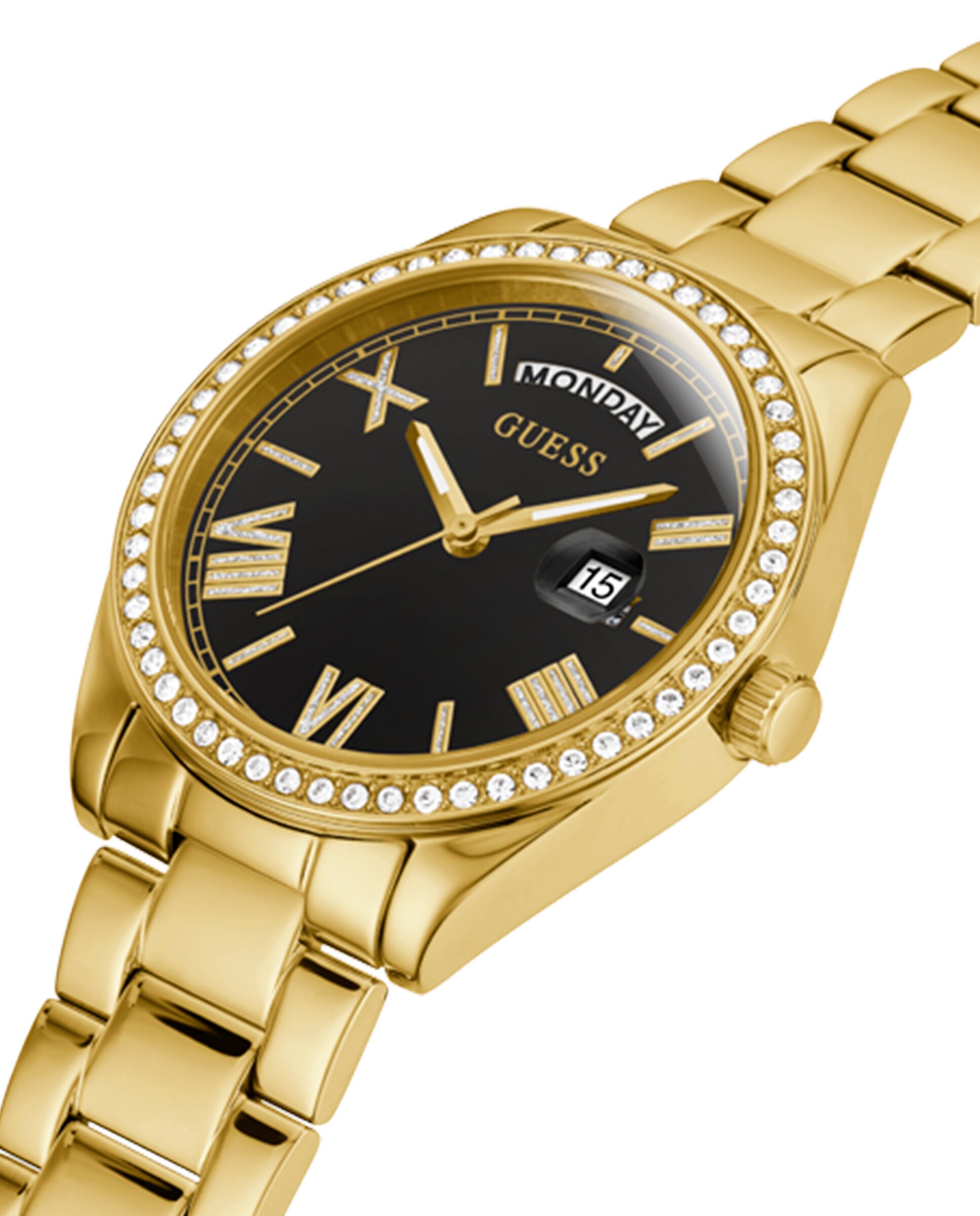Relógio Luna GW0307L2 de Aço e Bracelete Dourada Ouro-4