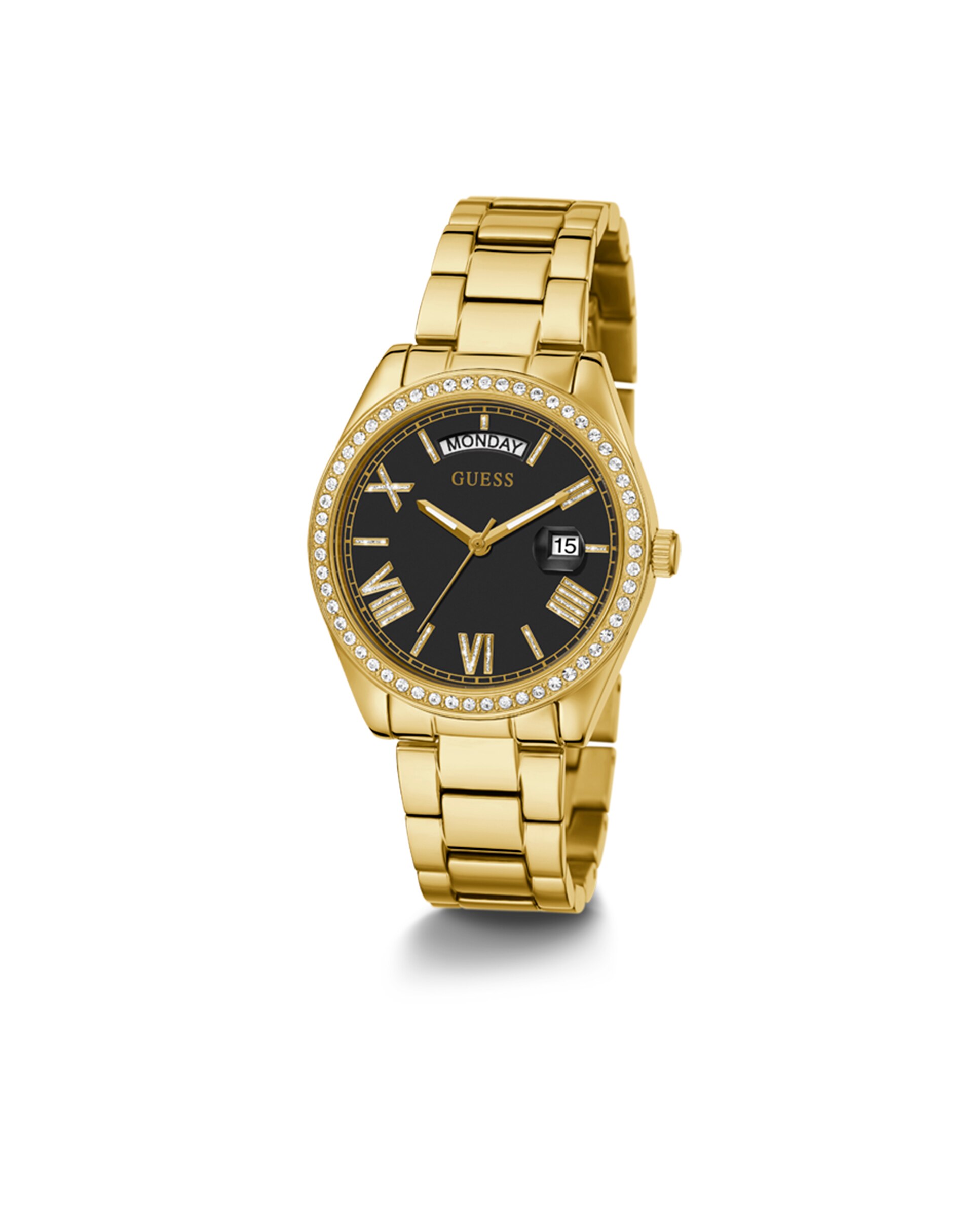 Relógio Luna GW0307L2 de Aço e Bracelete Dourada Ouro-5