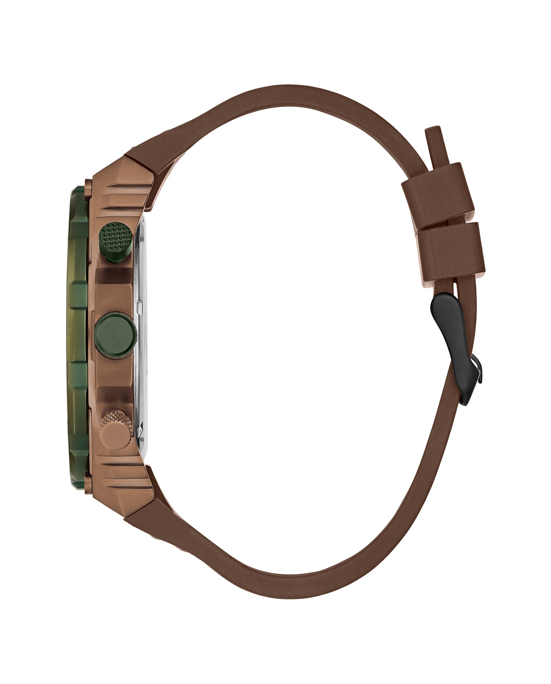 Relógio Venture Gw0326g2 de Silicone e Correia em Castanho Castanho-2