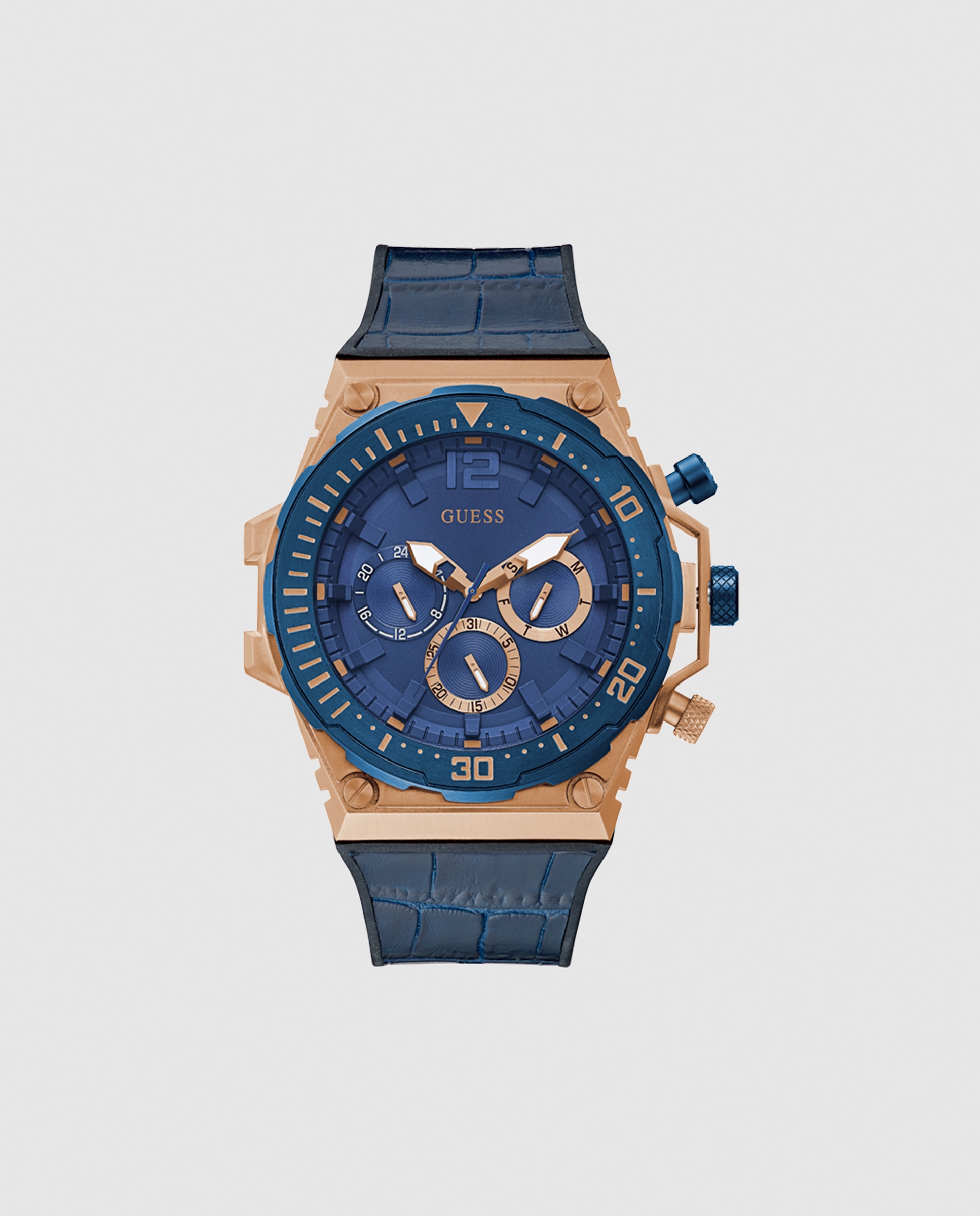 Relógio Venture Gw0326g1 de Silicone e Bracelete Azul Azul-1