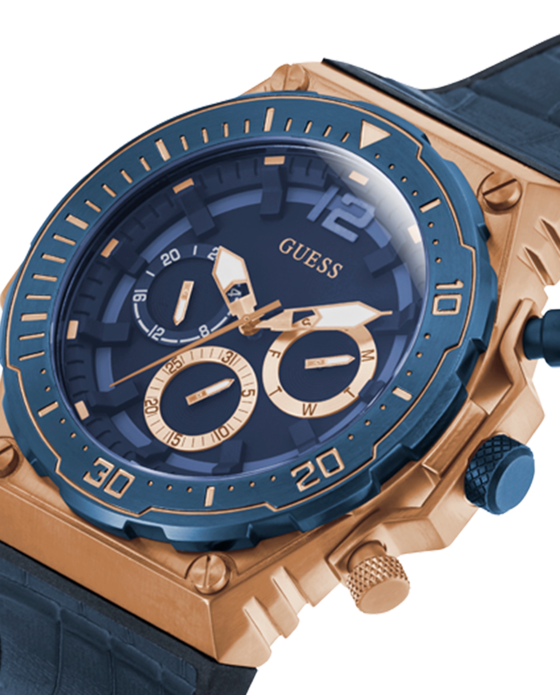 Relógio Venture Gw0326g1 de Silicone e Bracelete Azul Azul-4