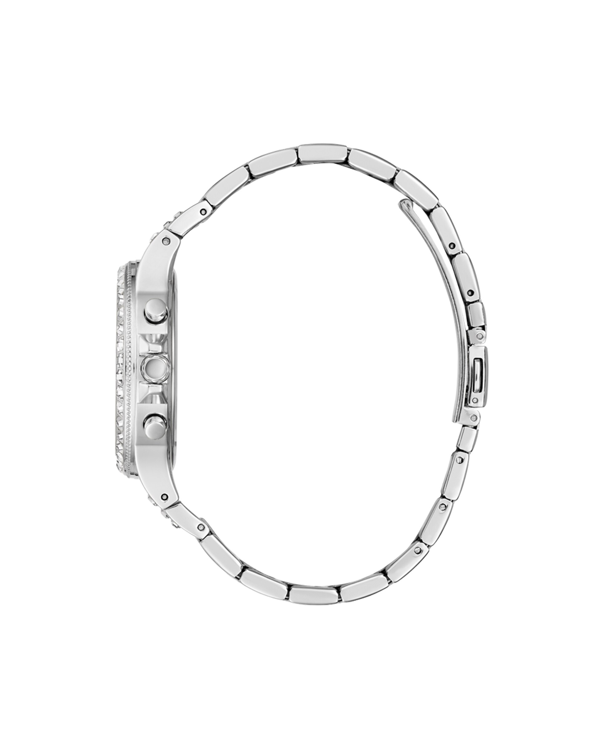 Relógio Moonlight Gw0320l1 de Silicone e Bracelete Prateada Prata-2