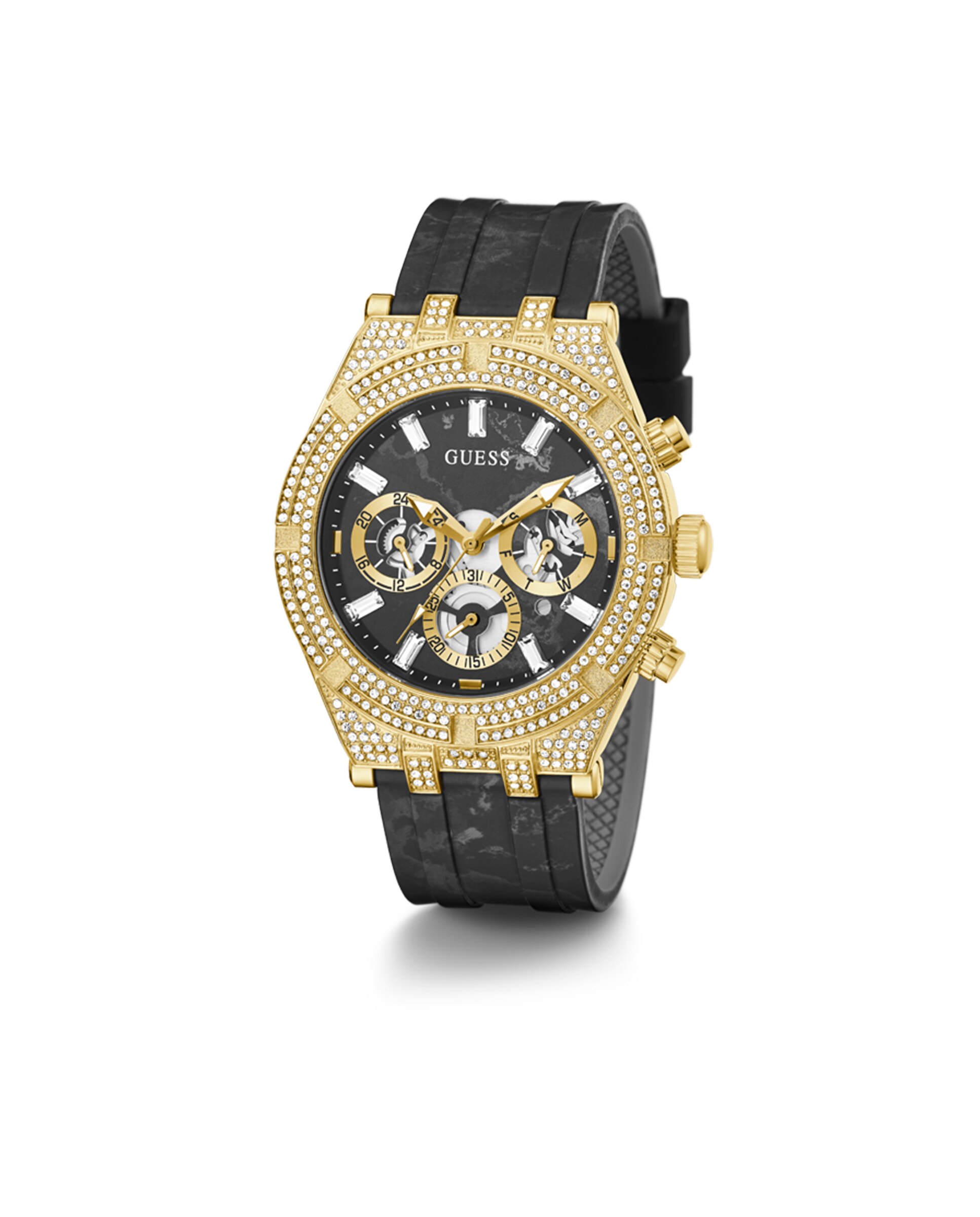 Relógio Continental Gw0418g2 de Silicone e Bracelete em Preto Preto-5
