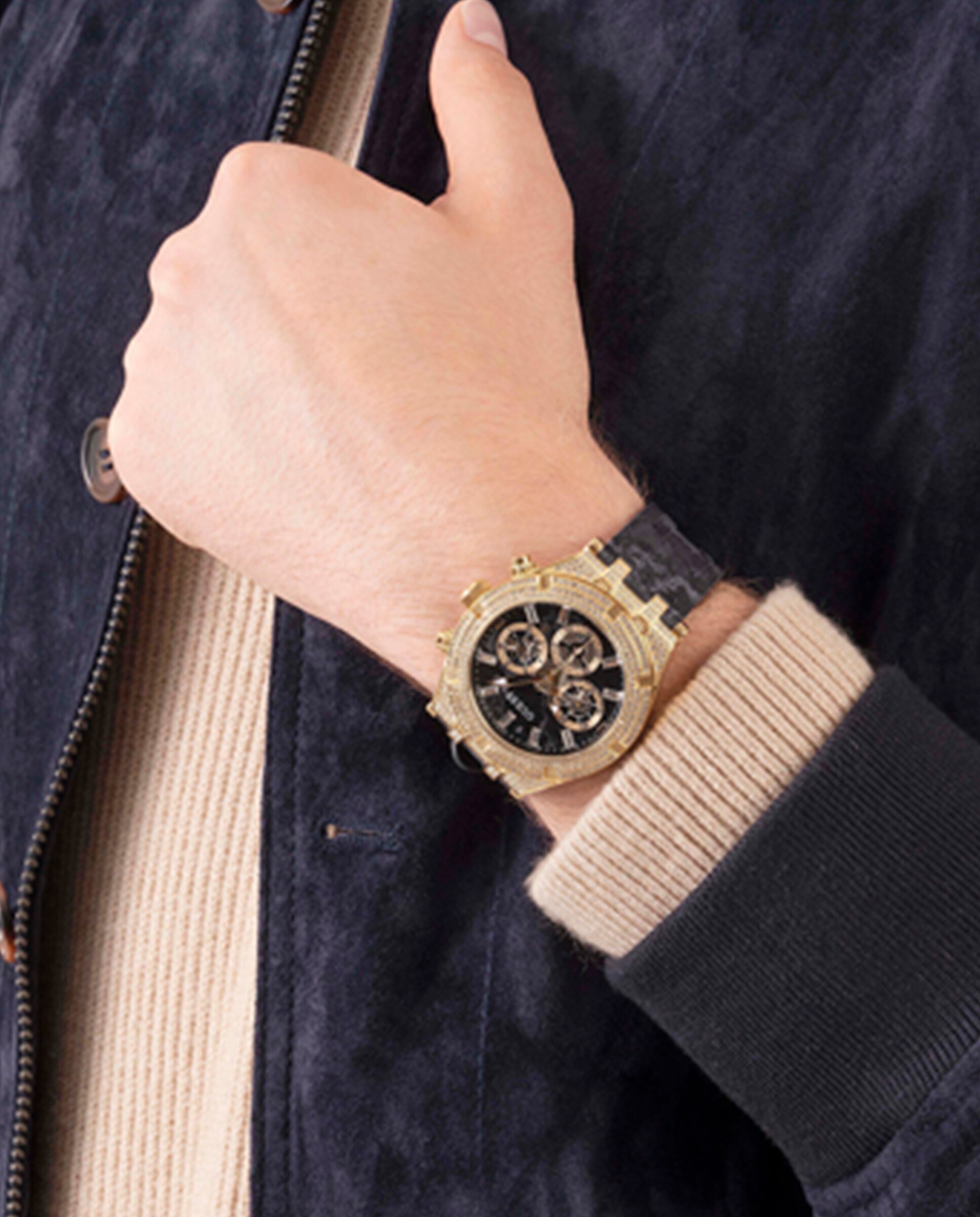 Relógio Continental Gw0418g2 de Silicone e Bracelete em Preto Preto-6